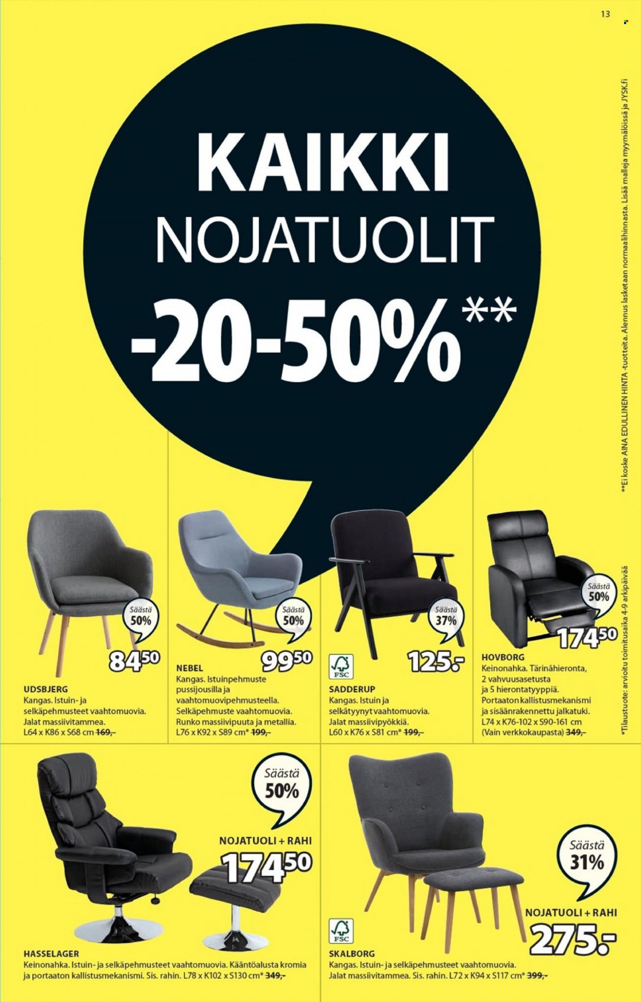 JYSK tarjoukset - 07.03.2022 - 20.03.2022. Sivu 13