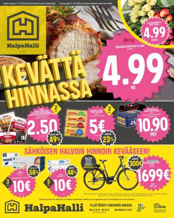 HalpaHalli tarjoukset  - 09.03.2022 - 15.03.2022.