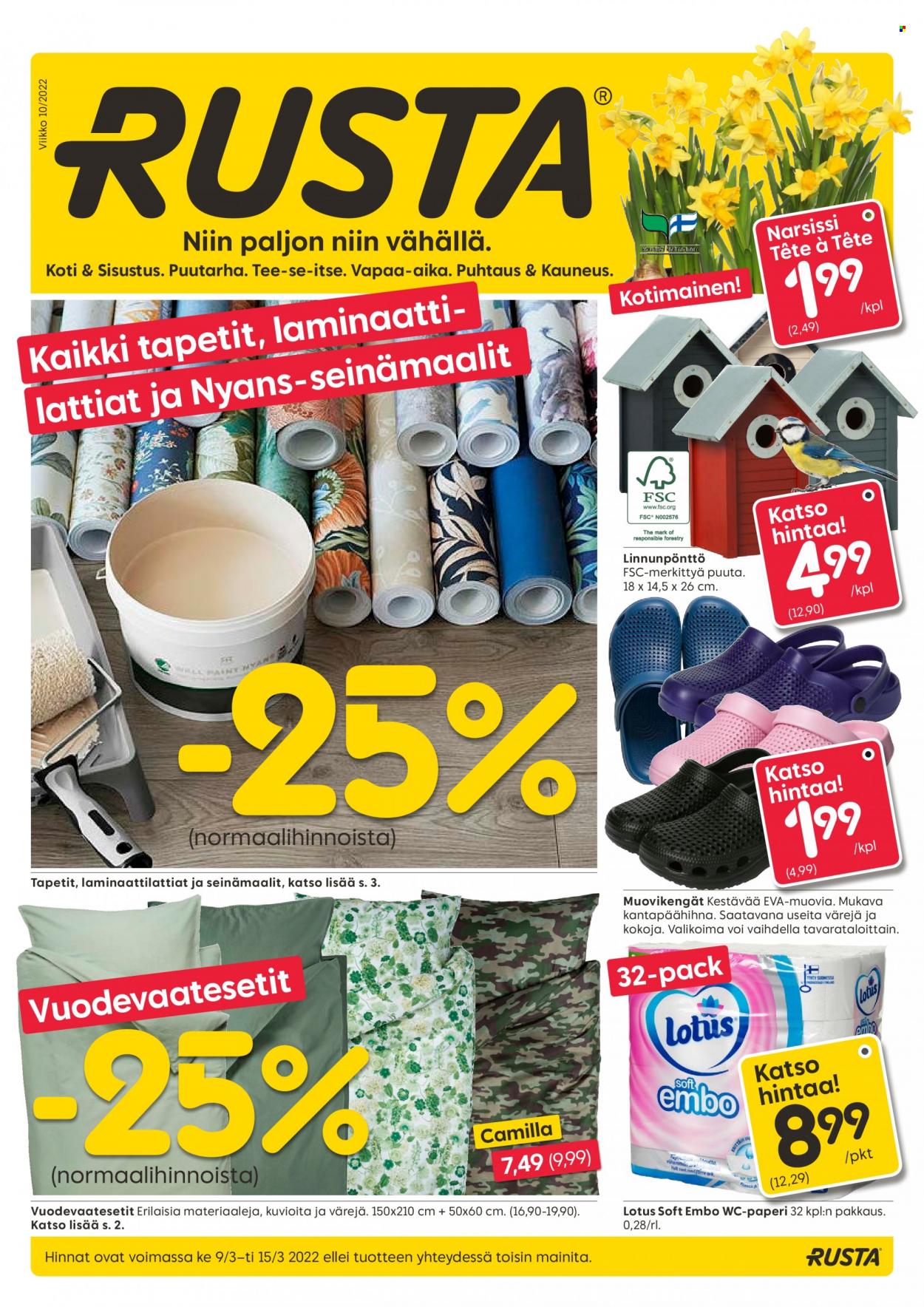 Rusta tarjoukset - 09.03.2022 - 15.03.2022. Sivu 1