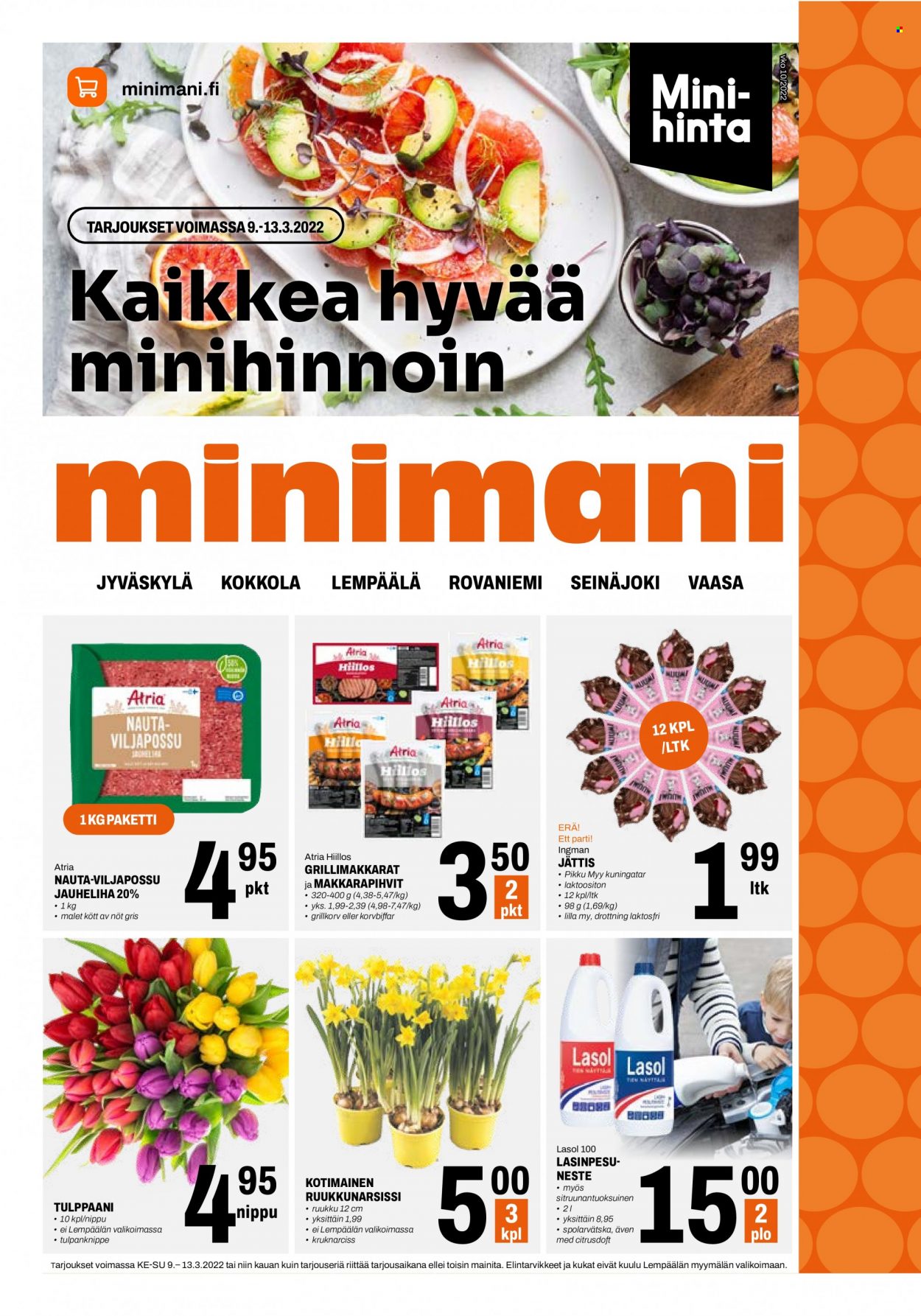 Minimani tarjoukset - 09.03.2022 - 13.03.2022. Sivu 1
