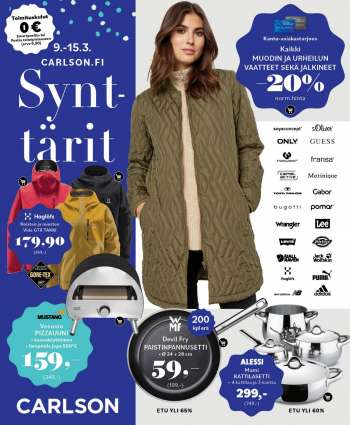 Carlson tarjoukset  - 09.03.2022 - 15.03.2022.