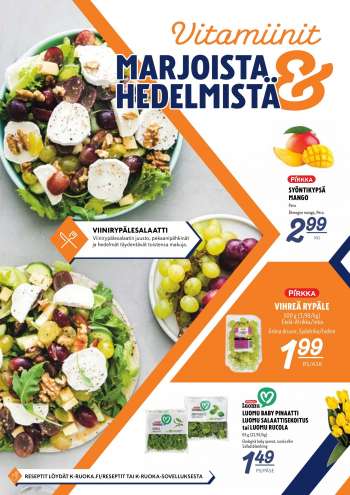 K-Supermarket tarjoukset  - 10.03.2022 - 13.03.2022.