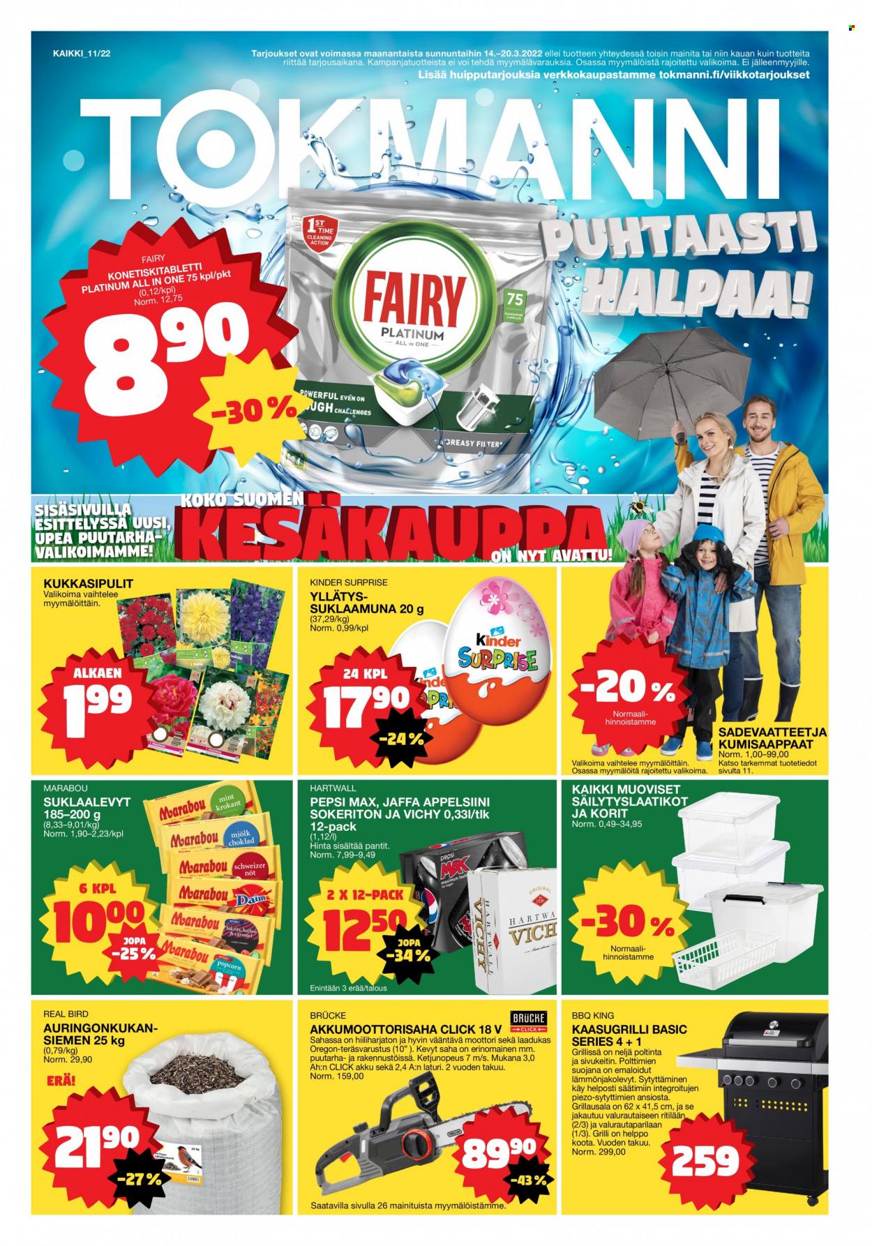Tokmanni tarjoukset - 14.03.2022 - 20.03.2022. Sivu 1