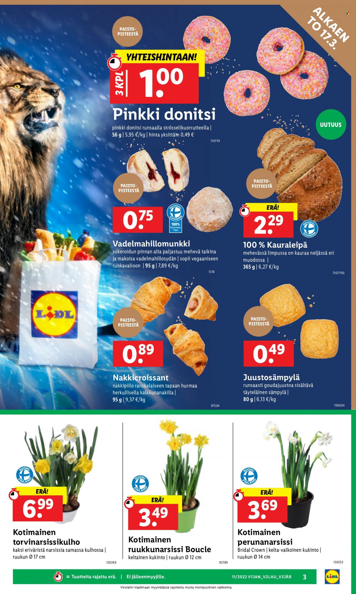 Lidl tarjoukset - 17.03.2022 - 23.03.2022. Sivu 3