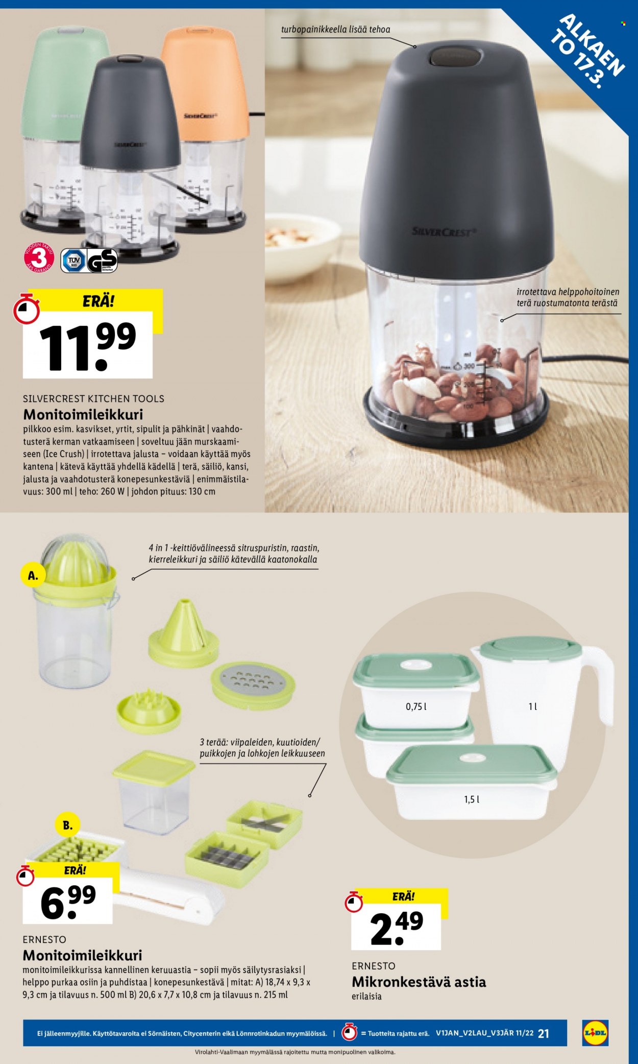 Lidl tarjoukset - 17.03.2022 - 23.03.2022. Sivu 21