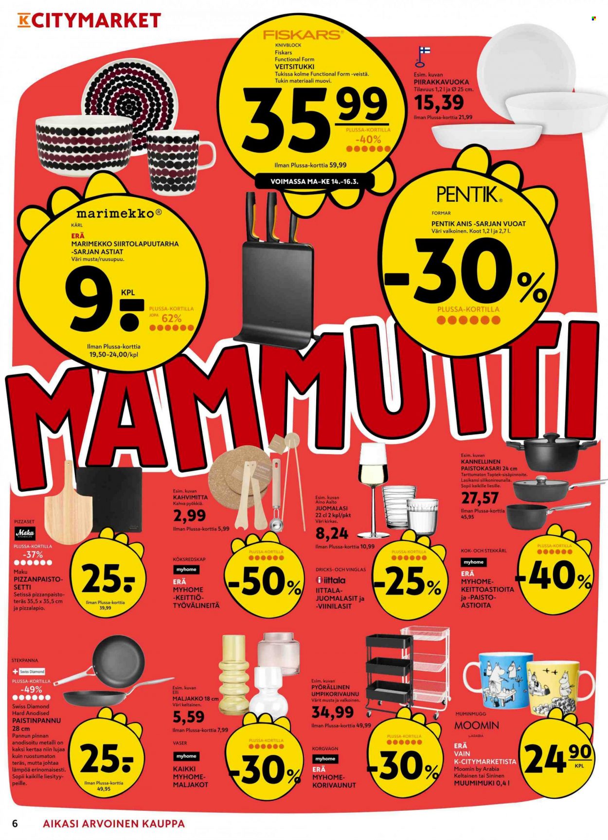 K-citymarket tarjoukset - 14.03.2022 - 27.03.2022. Sivu 6