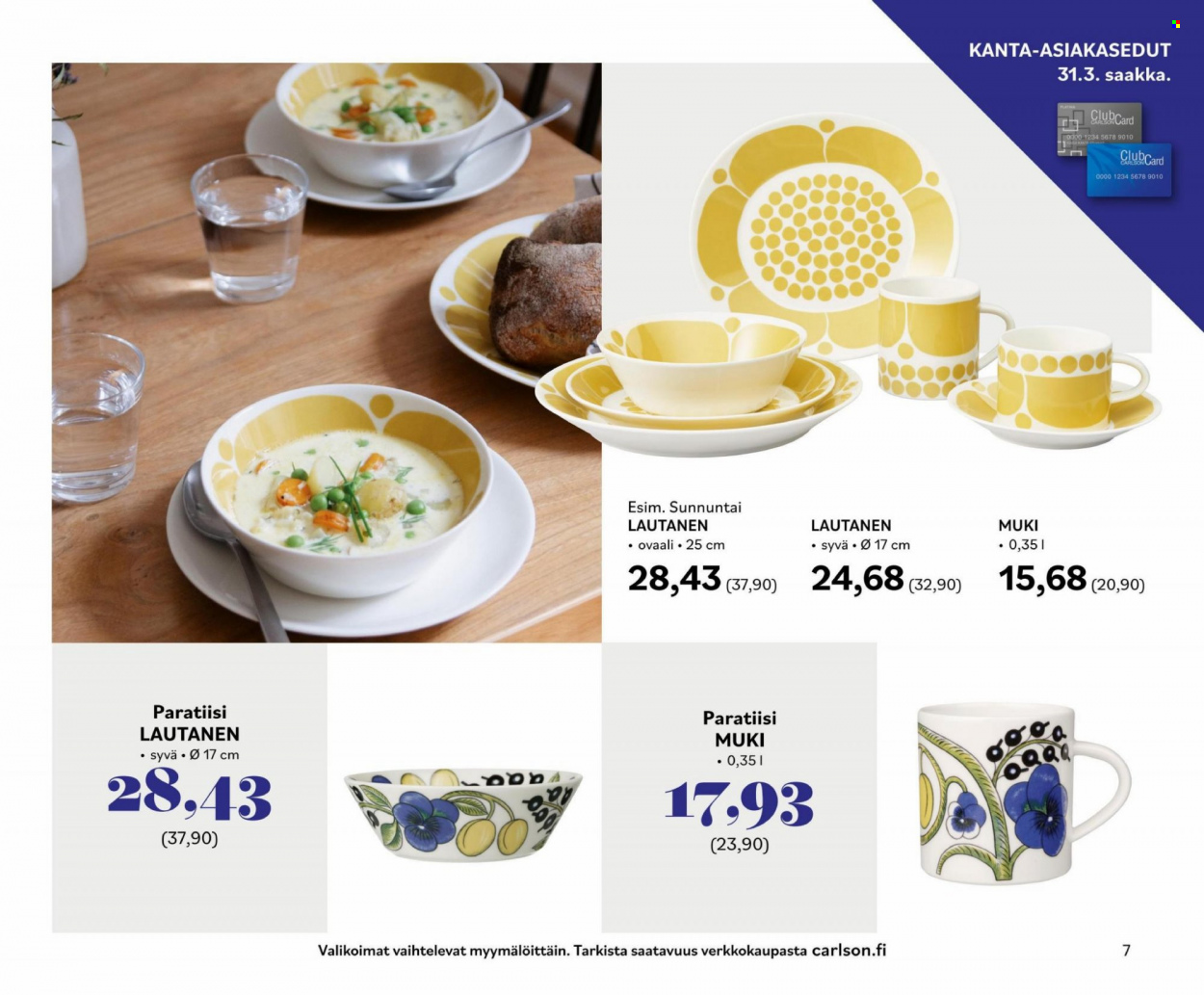 Carlson tarjoukset - 14.03.2022 - 31.03.2022. Sivu 7