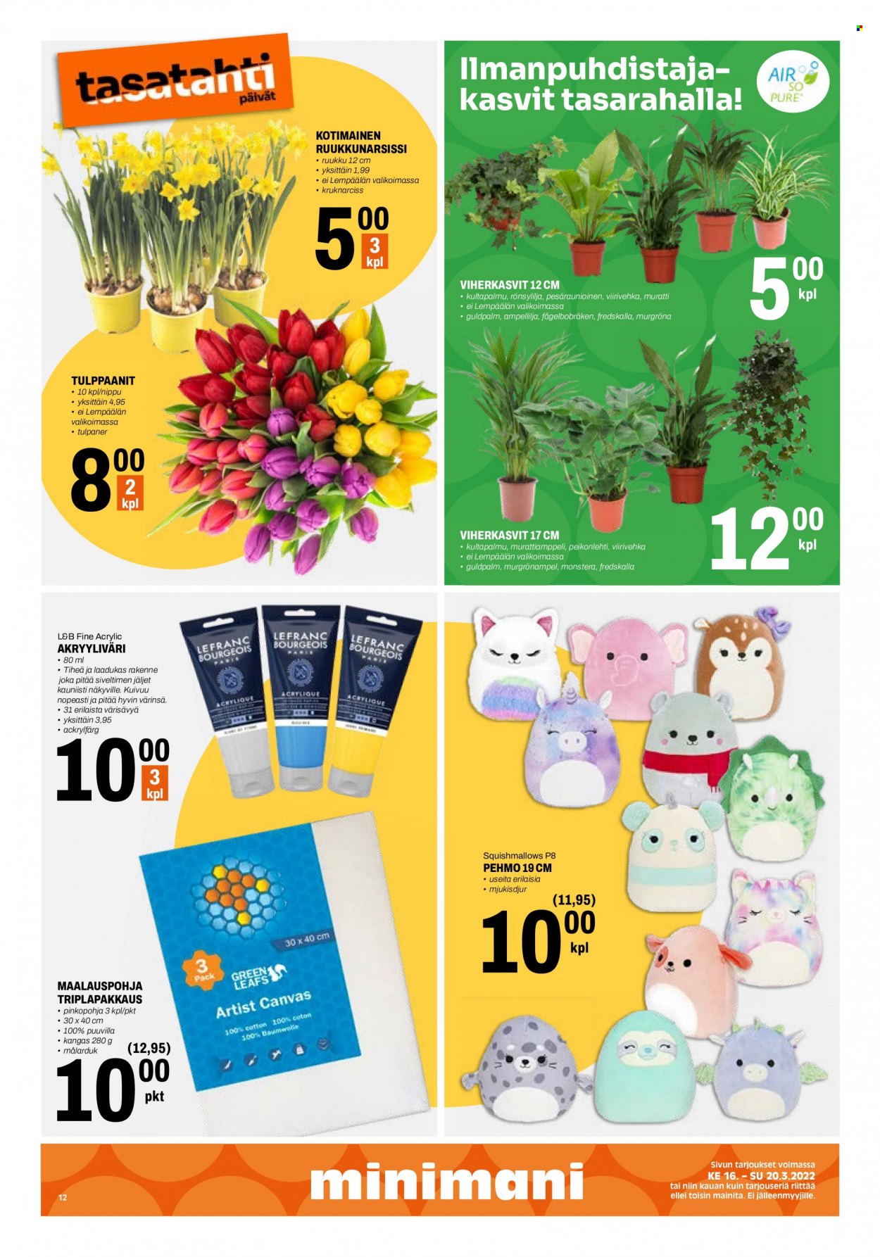 Minimani tarjoukset - 16.03.2022 - 20.03.2022. Sivu 12