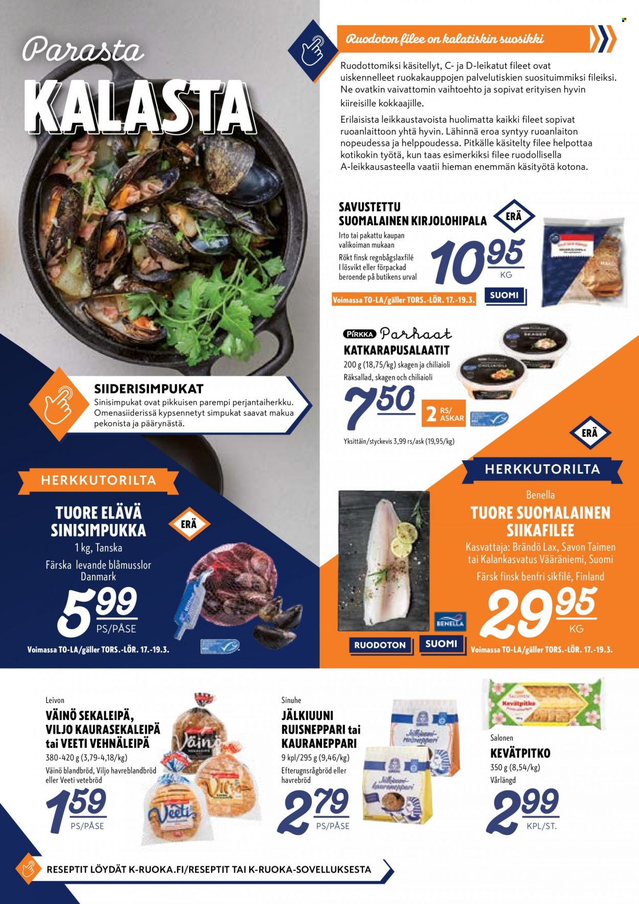 K-Supermarket tarjoukset - 17.03.2022 - 20.03.2022. Sivu 4