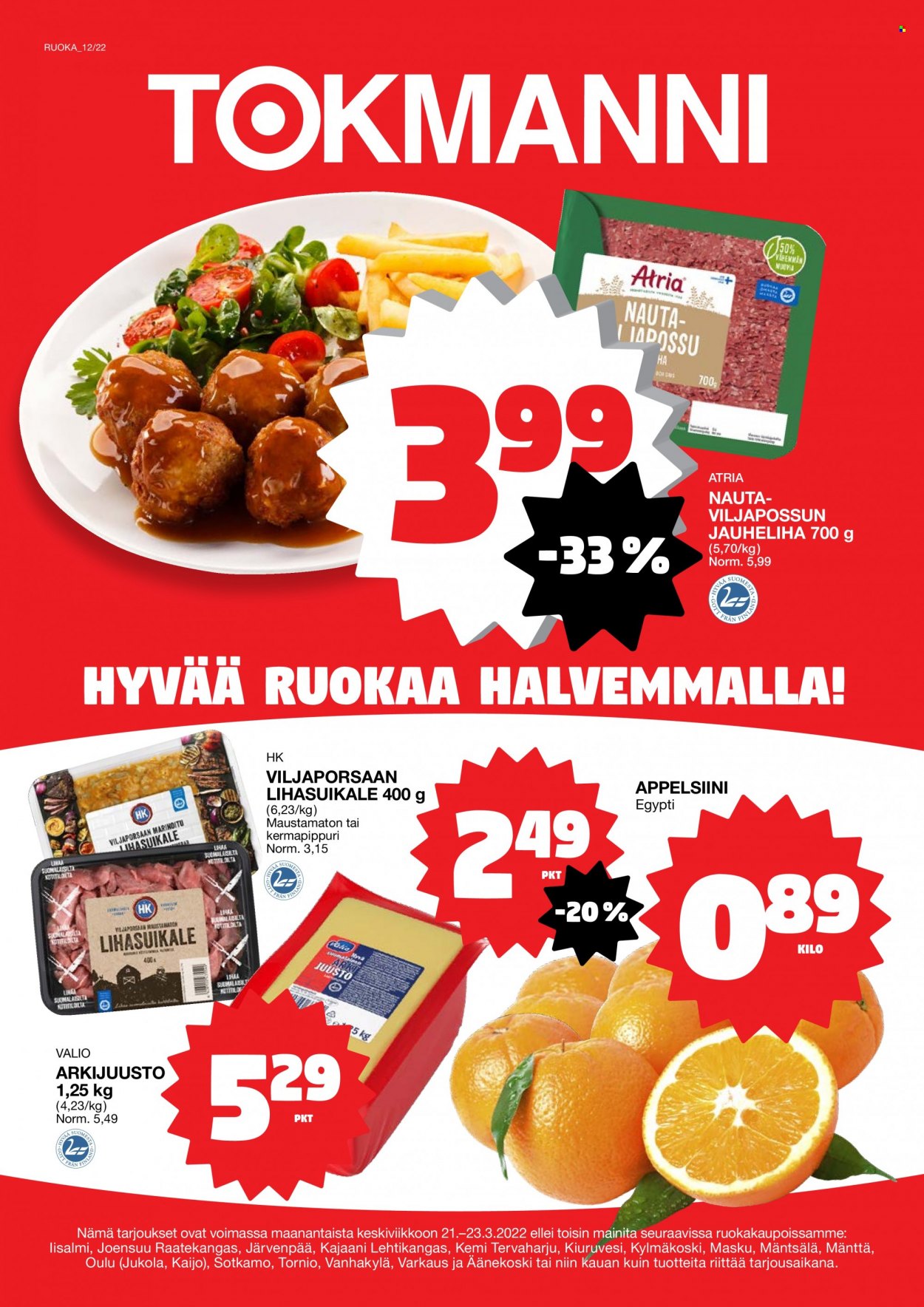 Tokmanni tarjoukset - 21.03.2022 - 23.03.2022. Sivu 1