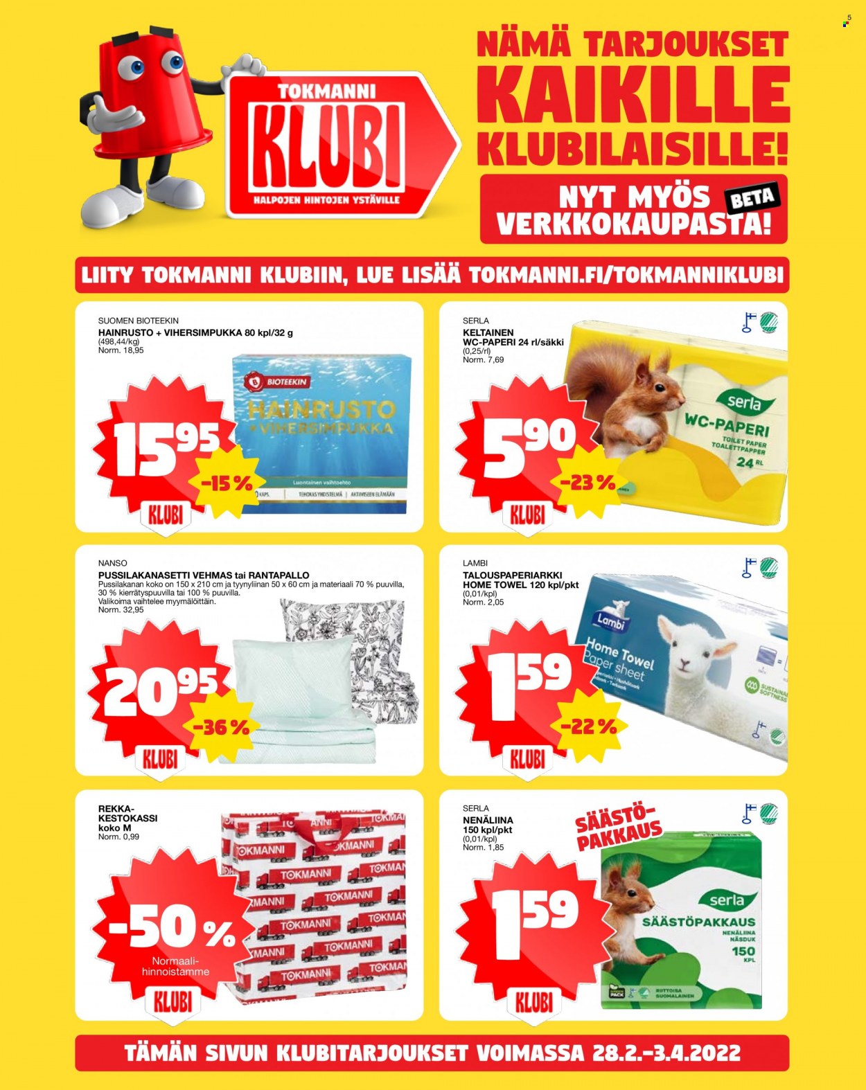 Tokmanni tarjoukset - 21.03.2022 - 27.03.2022. Sivu 5