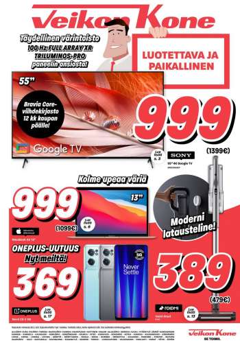 Veikon Kone tarjoukset  - 21.03.2022 - 26.03.2022.
