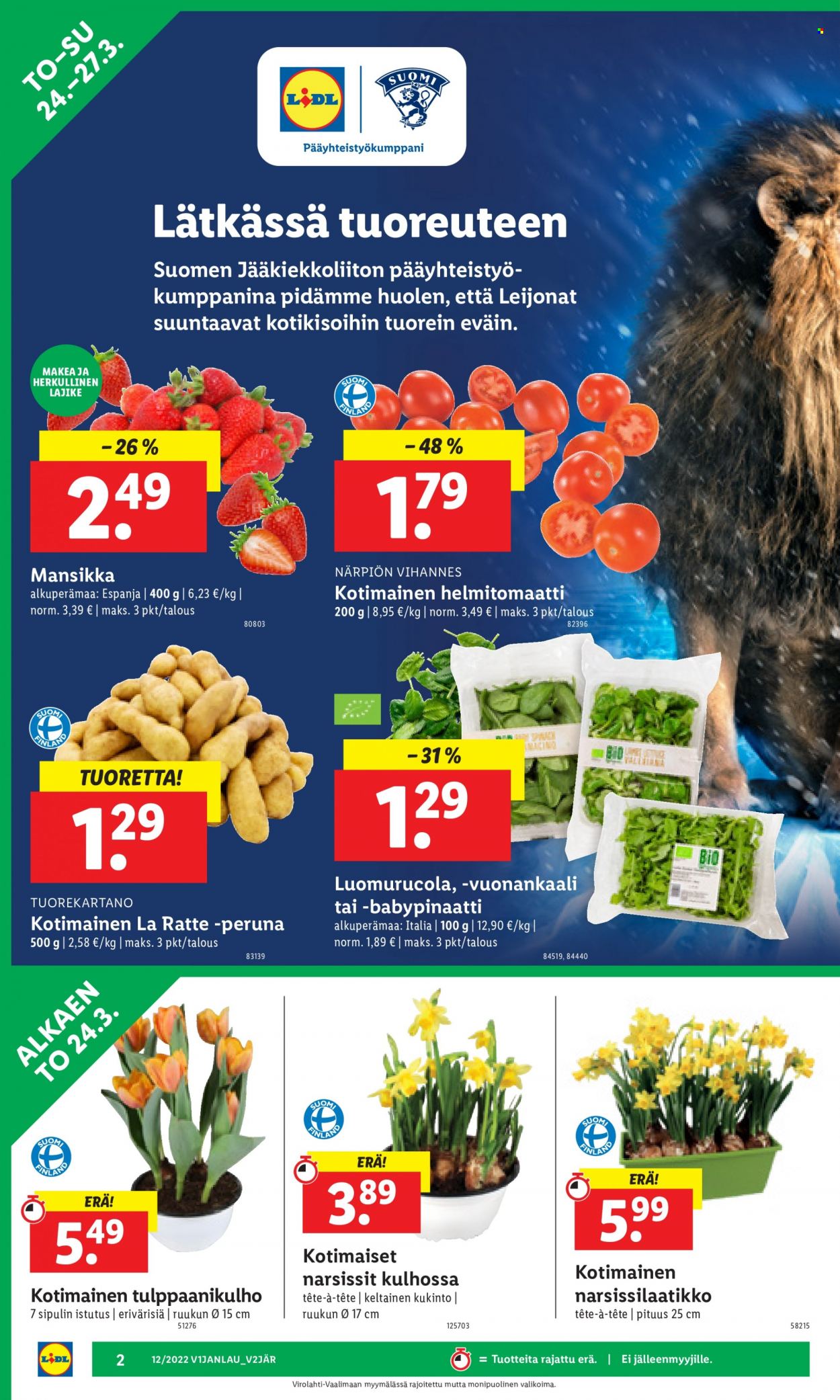 Lidl tarjoukset - 24.03.2022 - 30.03.2022. Sivu 2