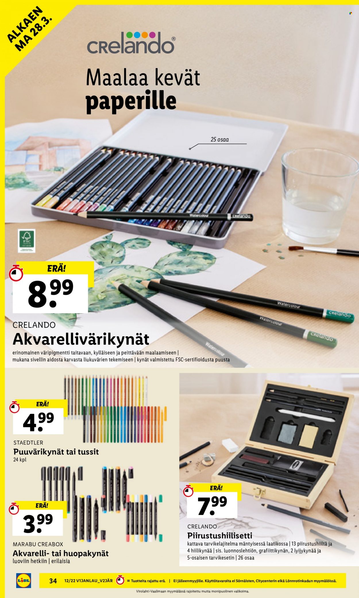 Lidl tarjoukset - 24.03.2022 - 30.03.2022. Sivu 34