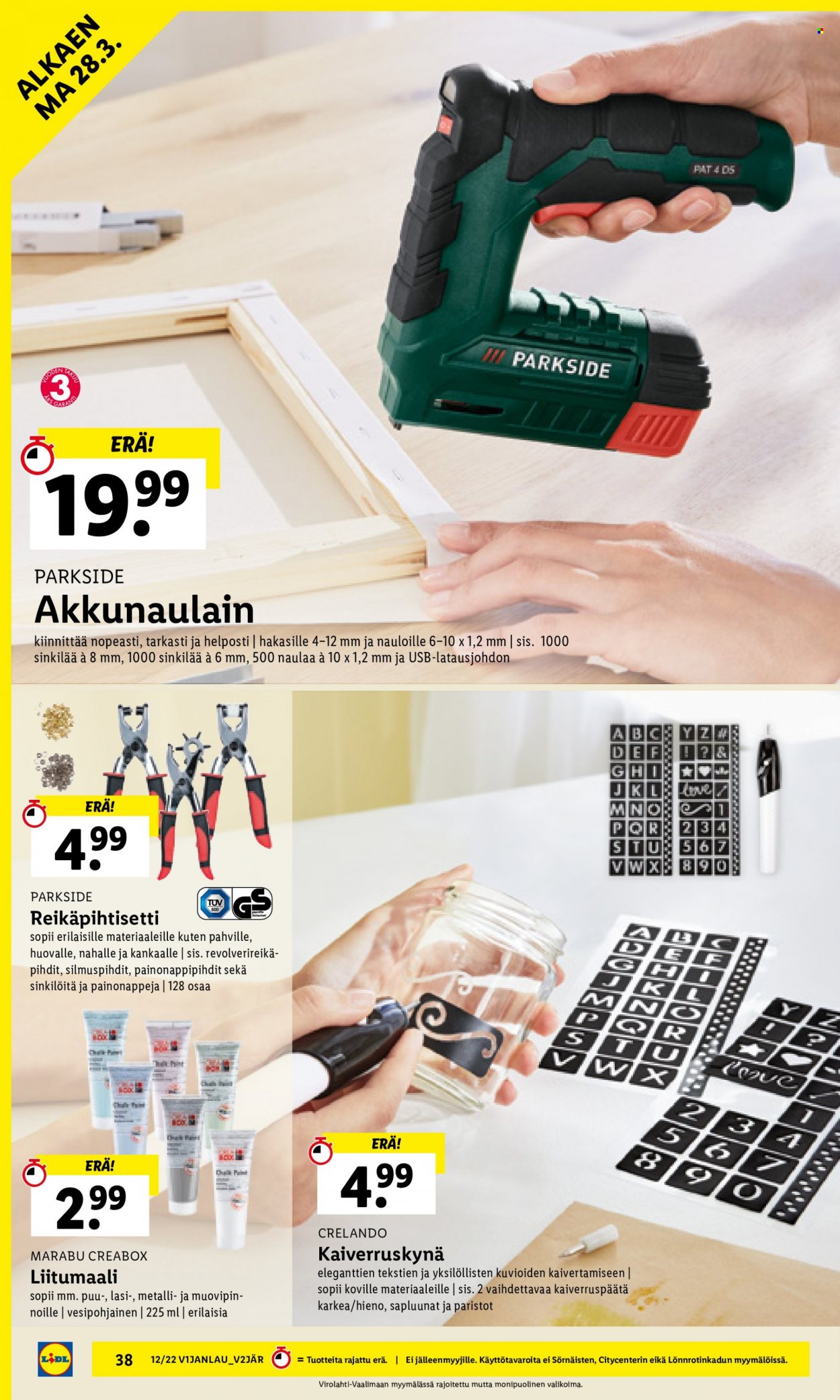 Lidl tarjoukset - 24.03.2022 - 30.03.2022. Sivu 38