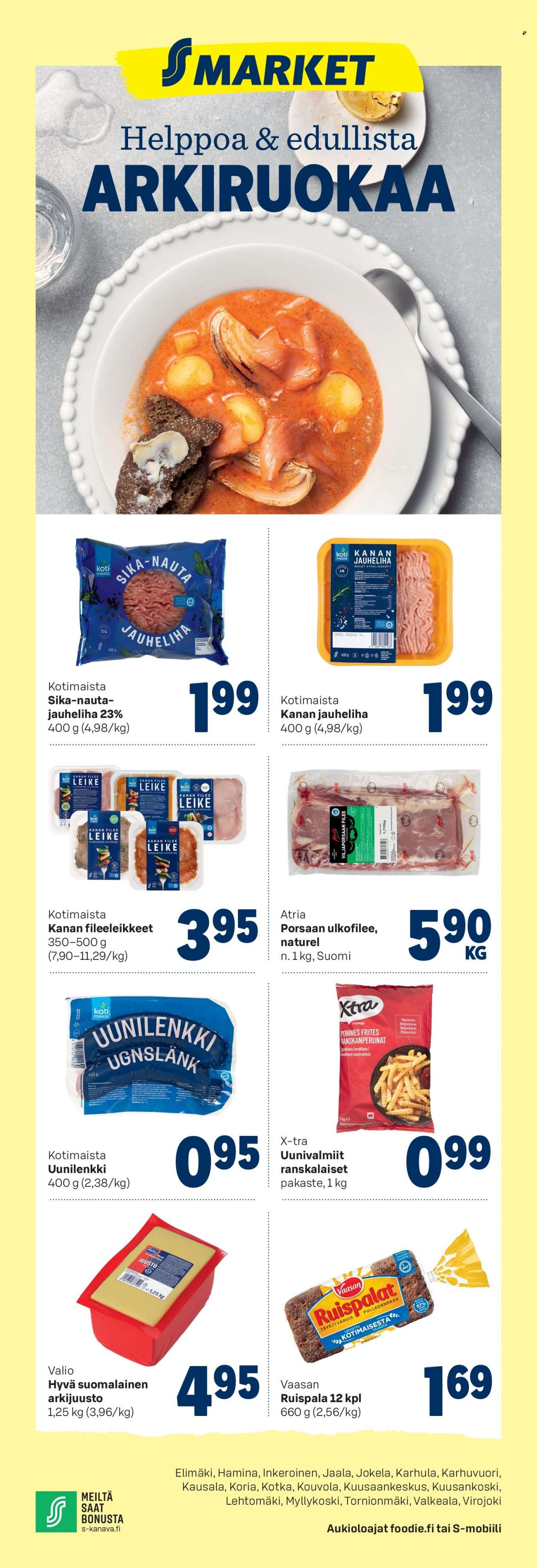 S-market tarjoukset - 23.03.2022 - 27.03.2022. Sivu 1