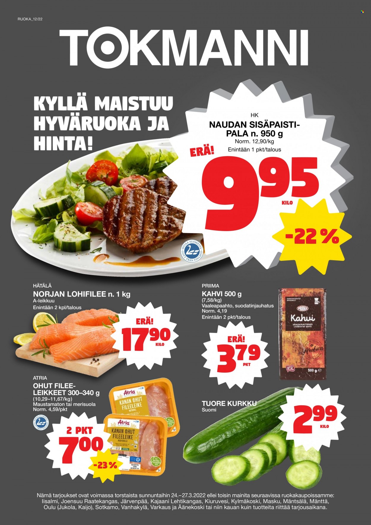 Tokmanni tarjoukset - 24.03.2022 - 27.03.2022. Sivu 1