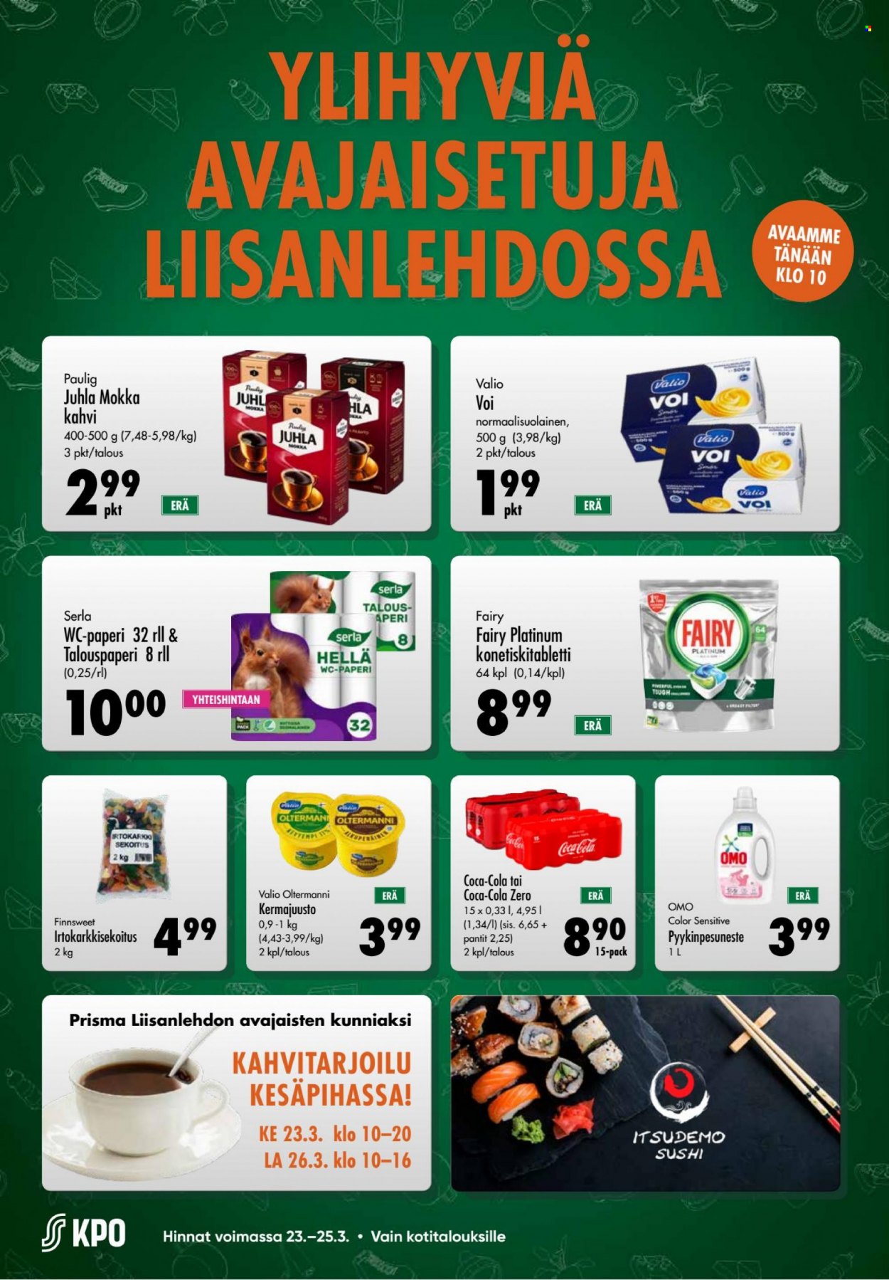 Prisma tarjoukset - 23.03.2022 - 25.03.2022. Sivu 1
