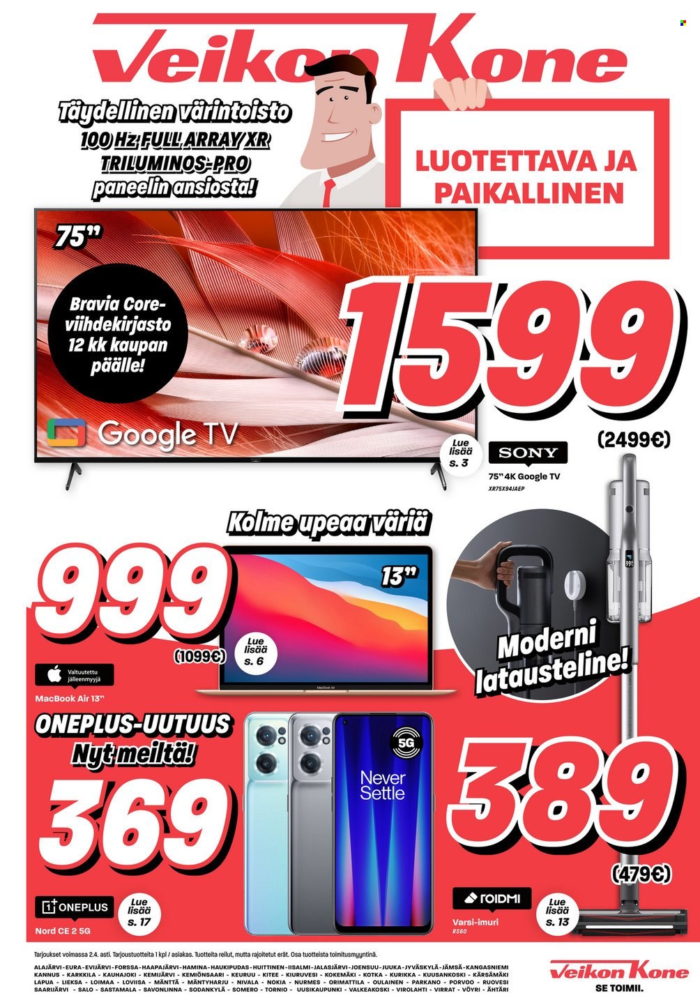 Veikon Kone tarjoukset - 28.03.2022 - 02.04.2022. Sivu 1