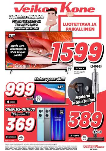 Veikon Kone tarjoukset  - 28.03.2022 - 02.04.2022.