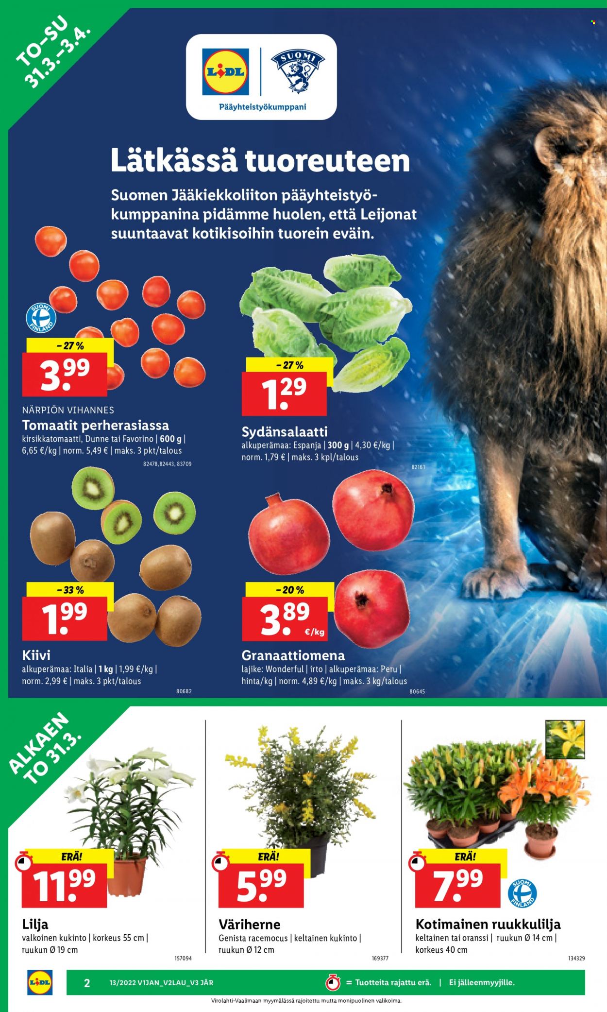 Lidl tarjoukset - 31.03.2022 - 06.04.2022. Sivu 2