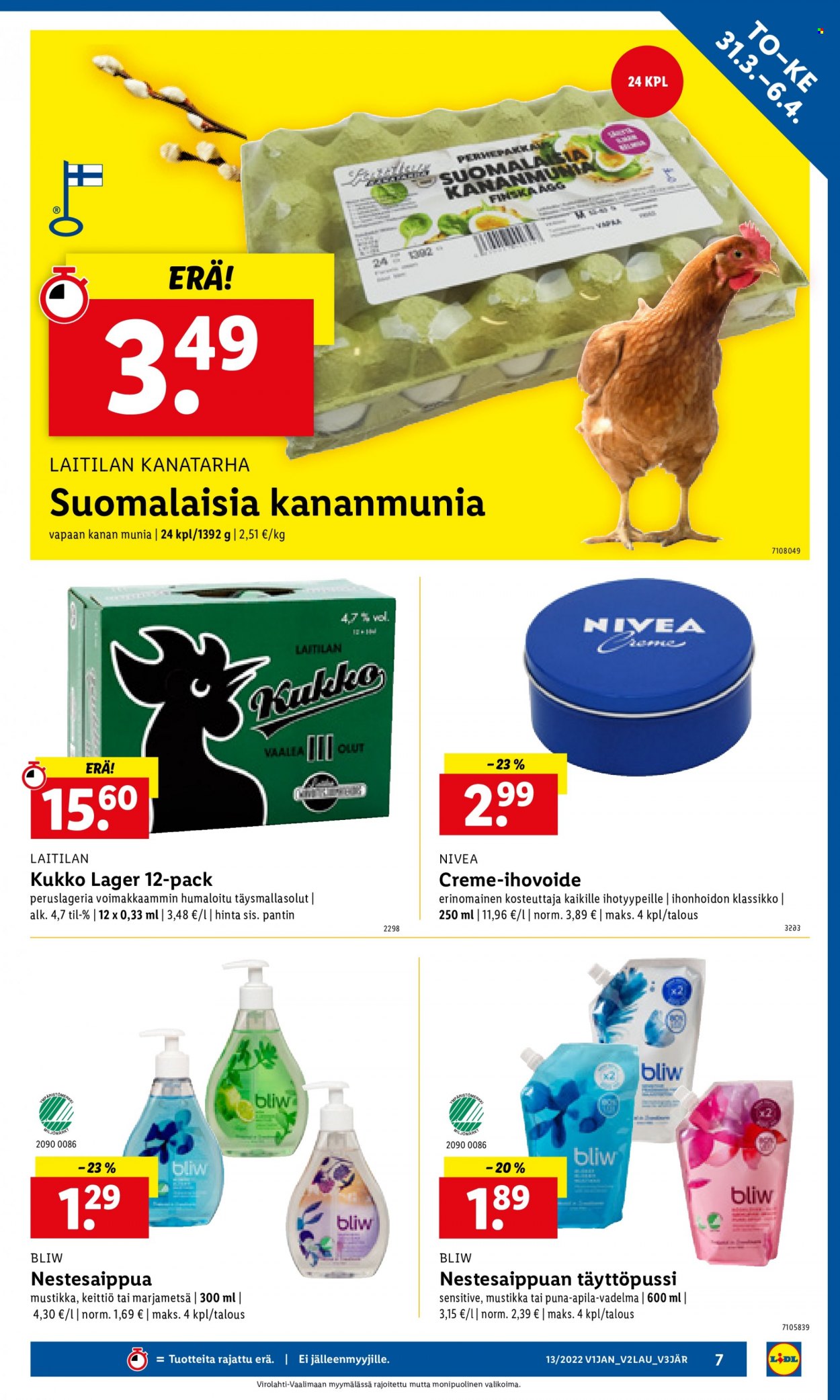 Lidl tarjoukset - 31.03.2022 - 06.04.2022. Sivu 7