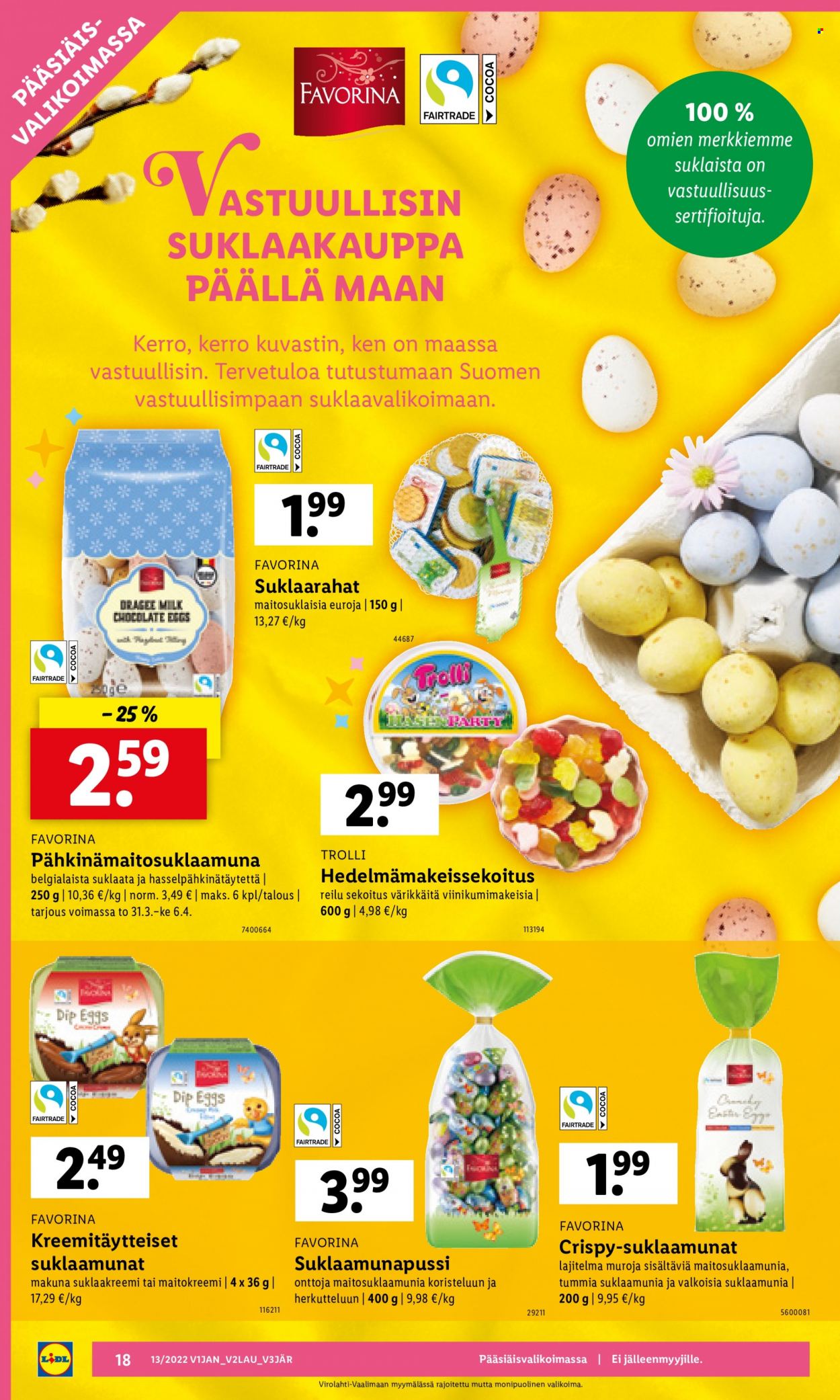 Lidl tarjoukset - 31.03.2022 - 06.04.2022. Sivu 18