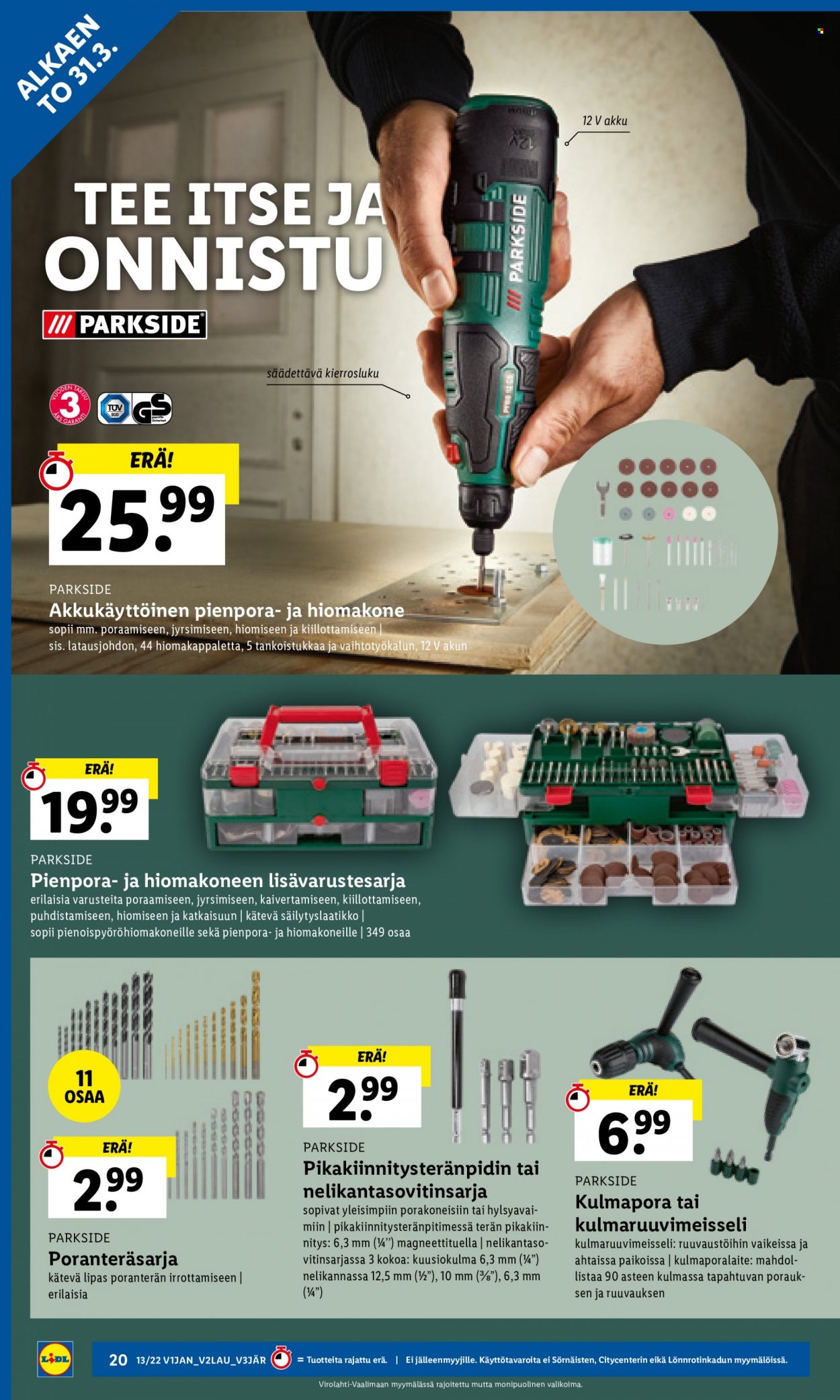 Lidl tarjoukset - 31.03.2022 - 06.04.2022. Sivu 20