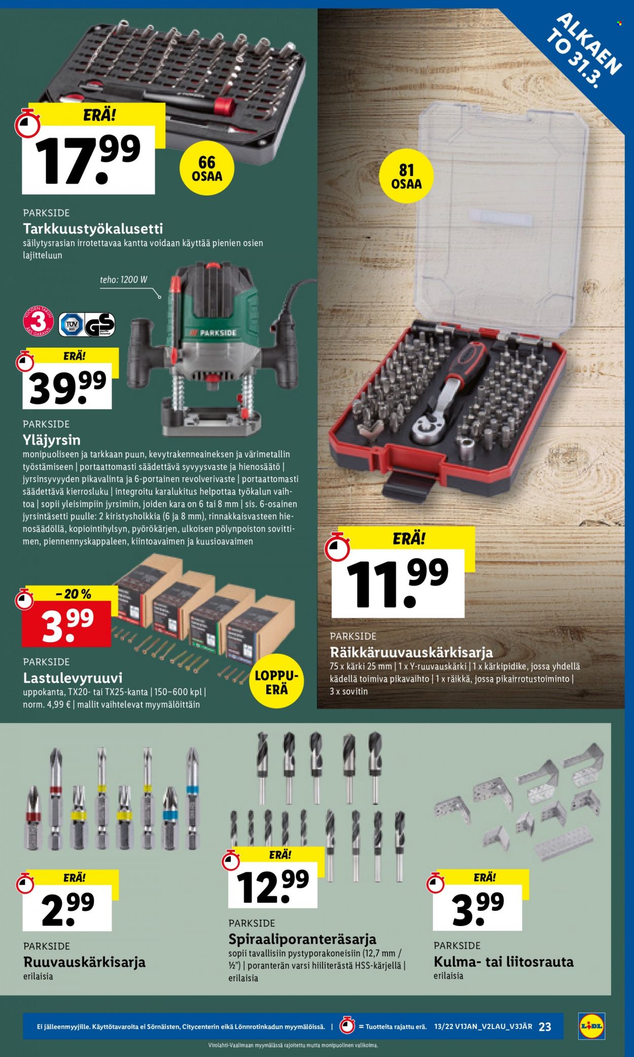 Lidl tarjoukset - 31.03.2022 - 06.04.2022. Sivu 23