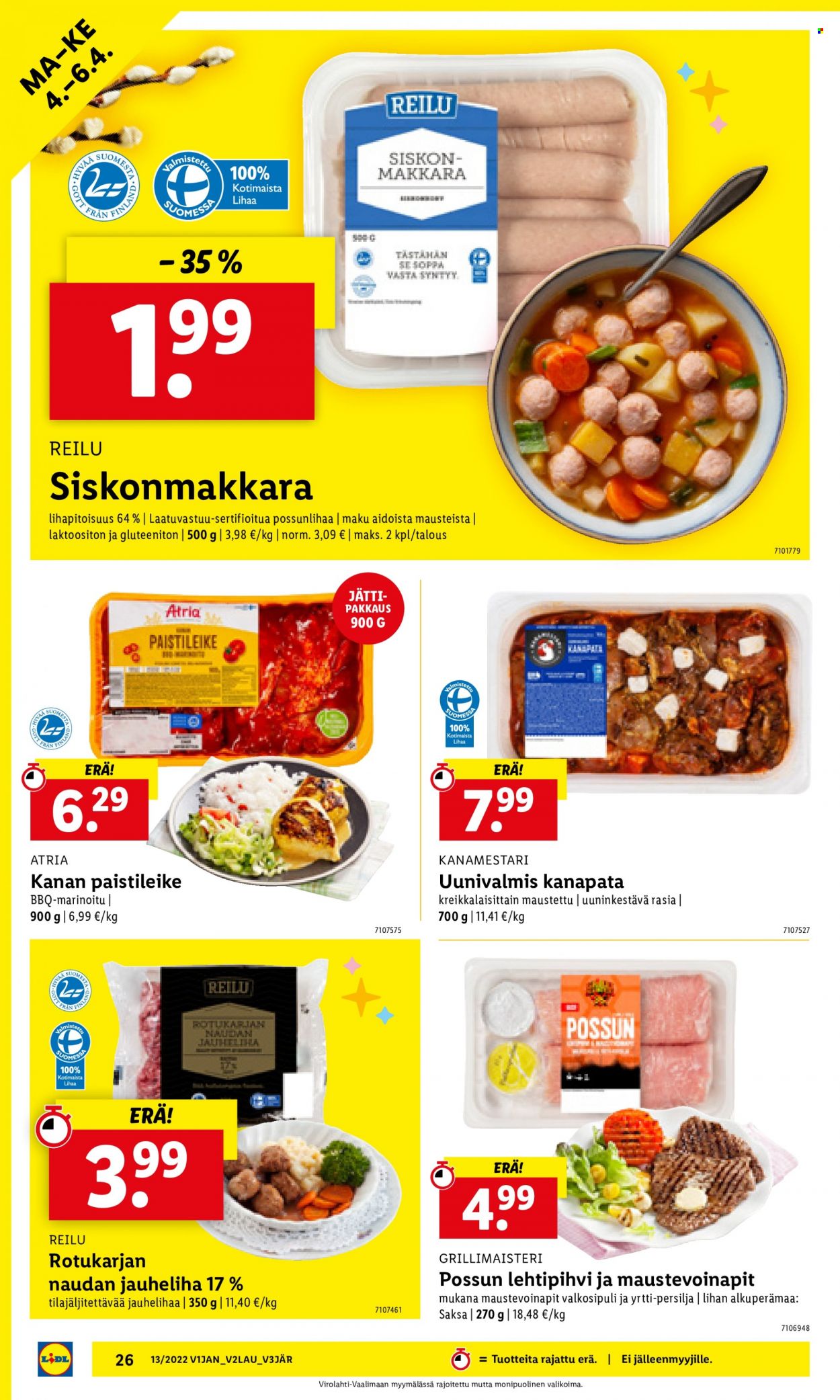 Lidl tarjoukset - 31.03.2022 - 06.04.2022. Sivu 26