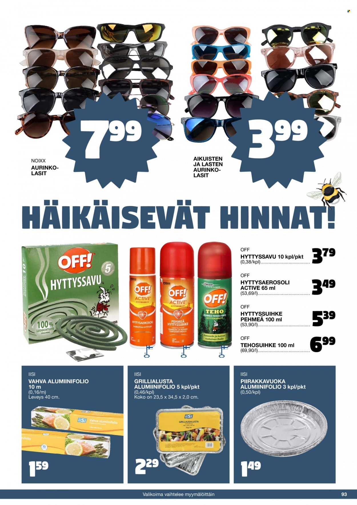 thumbnail - Tokmanni tarjoukset  - Tarjoustuotteet - IISI, grillausalusta, Noixx. Sivu 93.