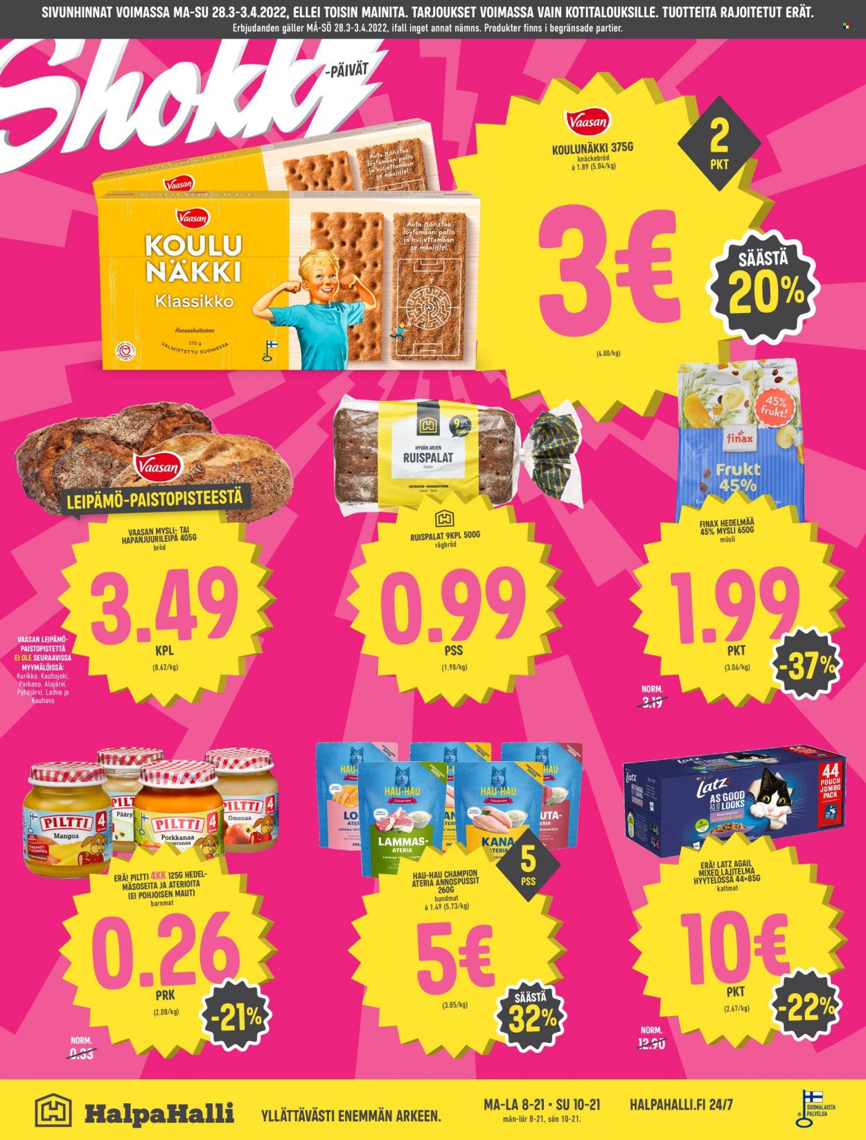 HalpaHalli tarjoukset - 28.03.2022 - 03.04.2022. Sivu 12