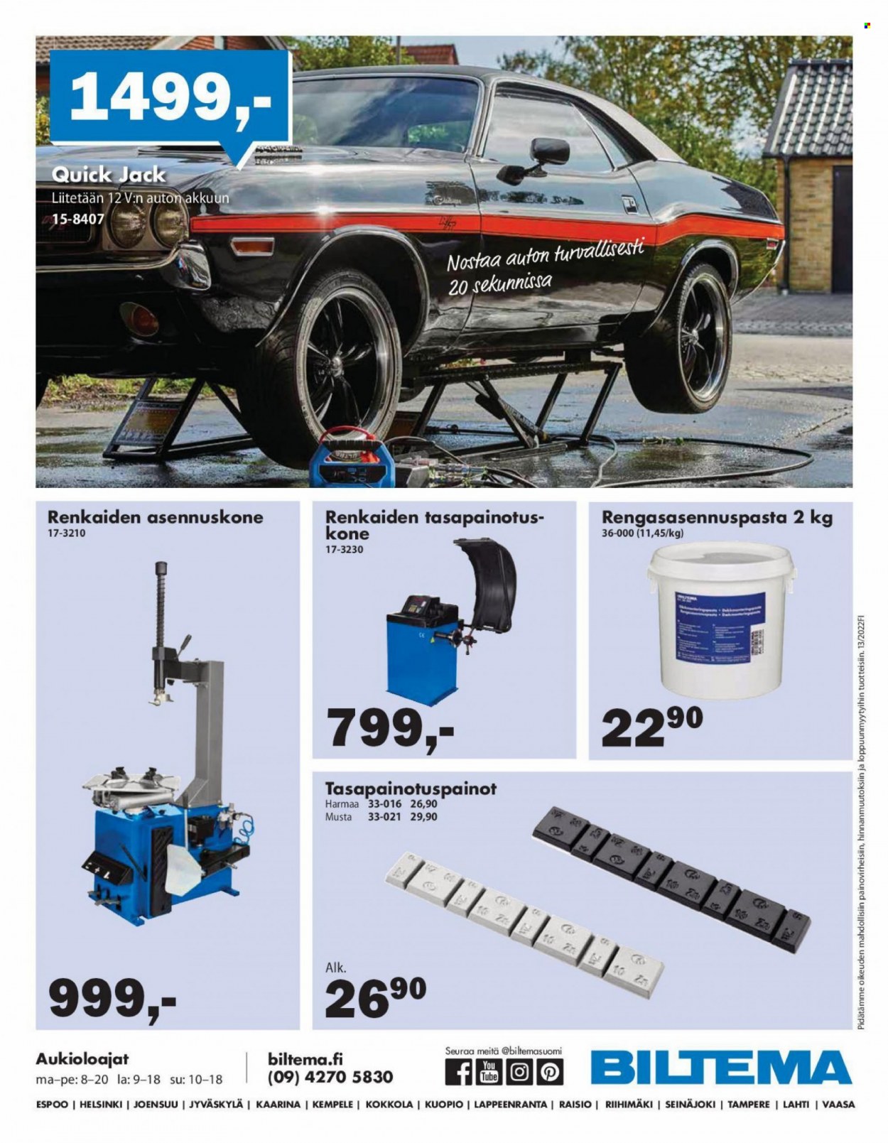 Biltema tarjoukset. Sivu 8