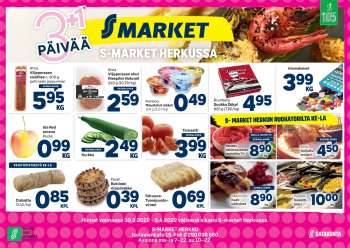 S-market tarjoukset  - 30.03.2022 - 03.04.2022.