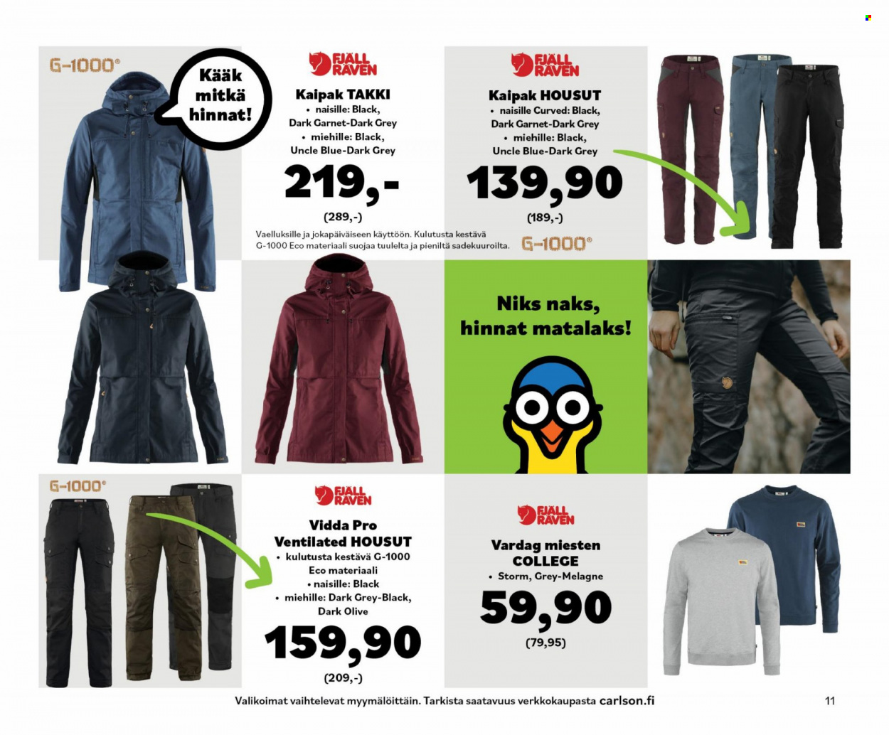 Carlson tarjoukset - 31.03.2022 - 10.04.2022. Sivu 11