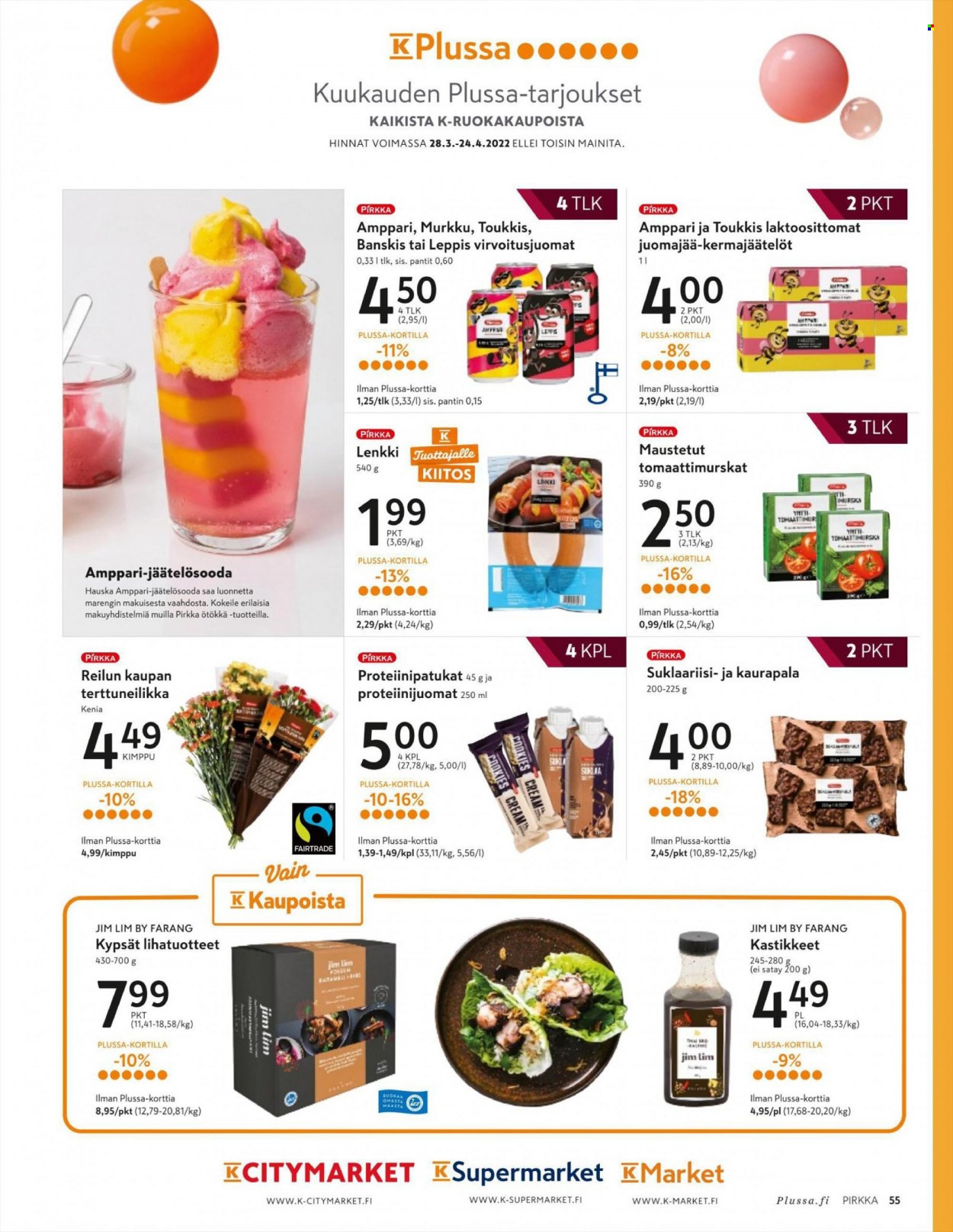 K-citymarket tarjoukset - 30.03.2022 - 30.04.2022. Sivu 55