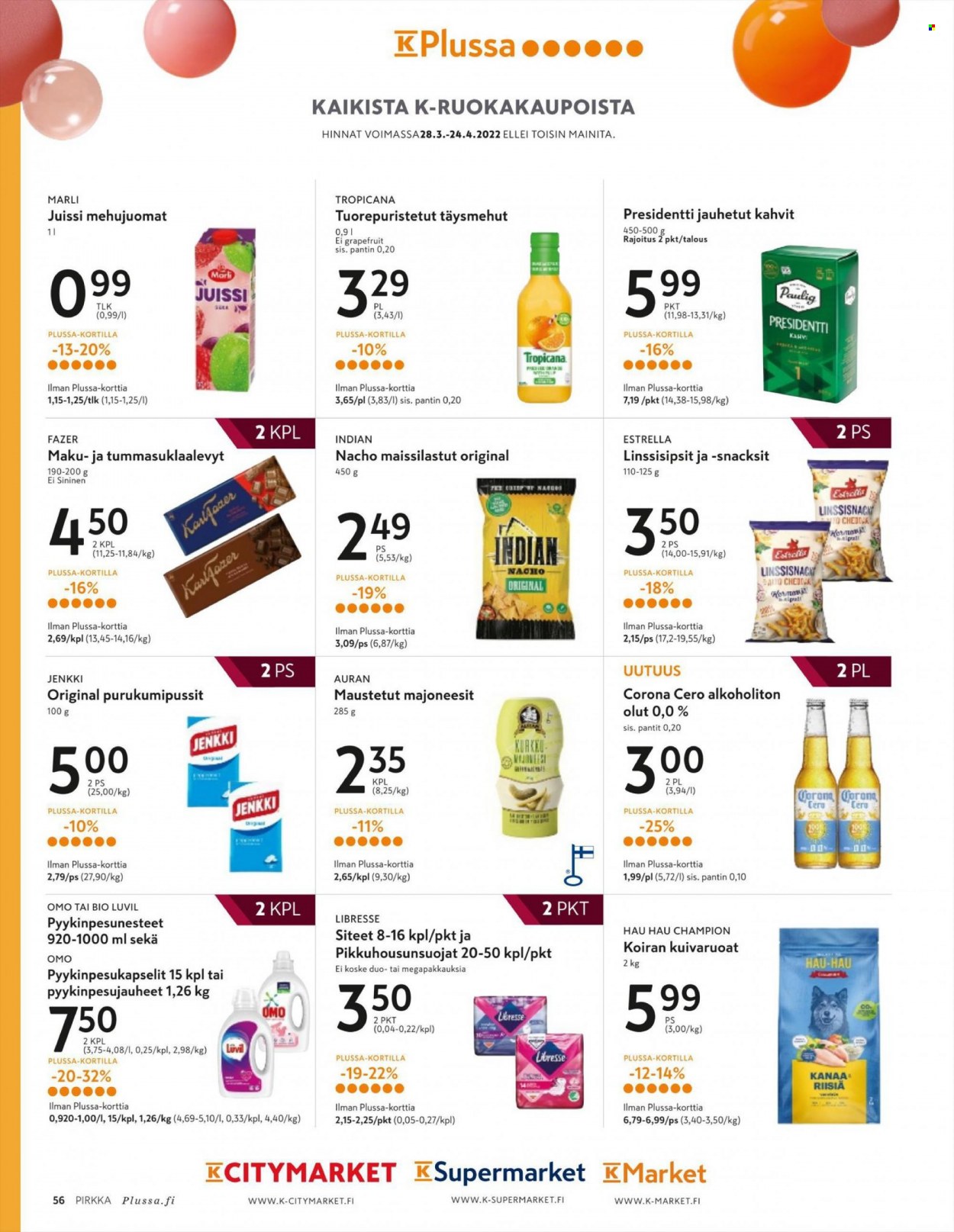 K-citymarket tarjoukset - 30.03.2022 - 30.04.2022. Sivu 56