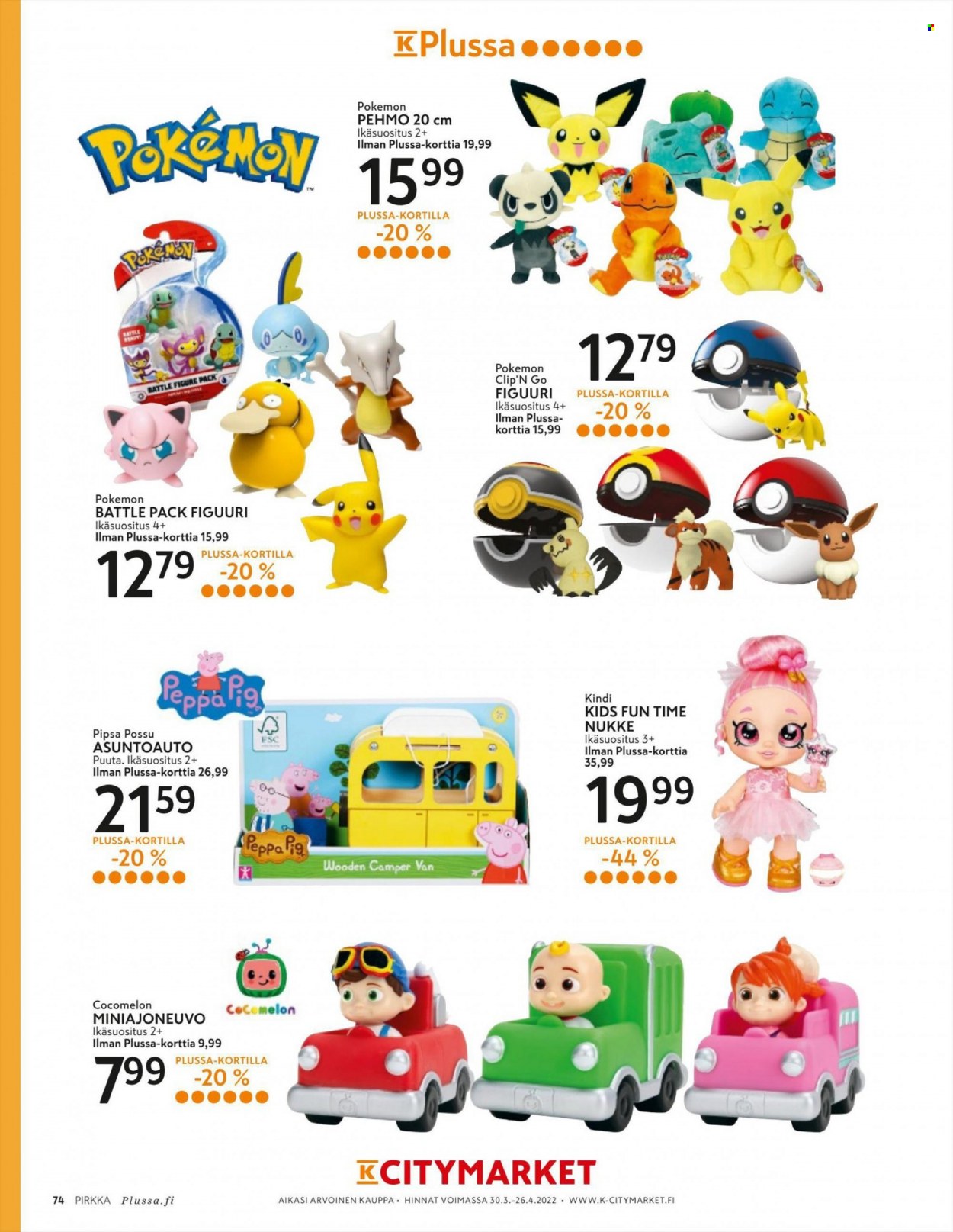 K-citymarket tarjoukset - 30.03.2022 - 30.04.2022. Sivu 74
