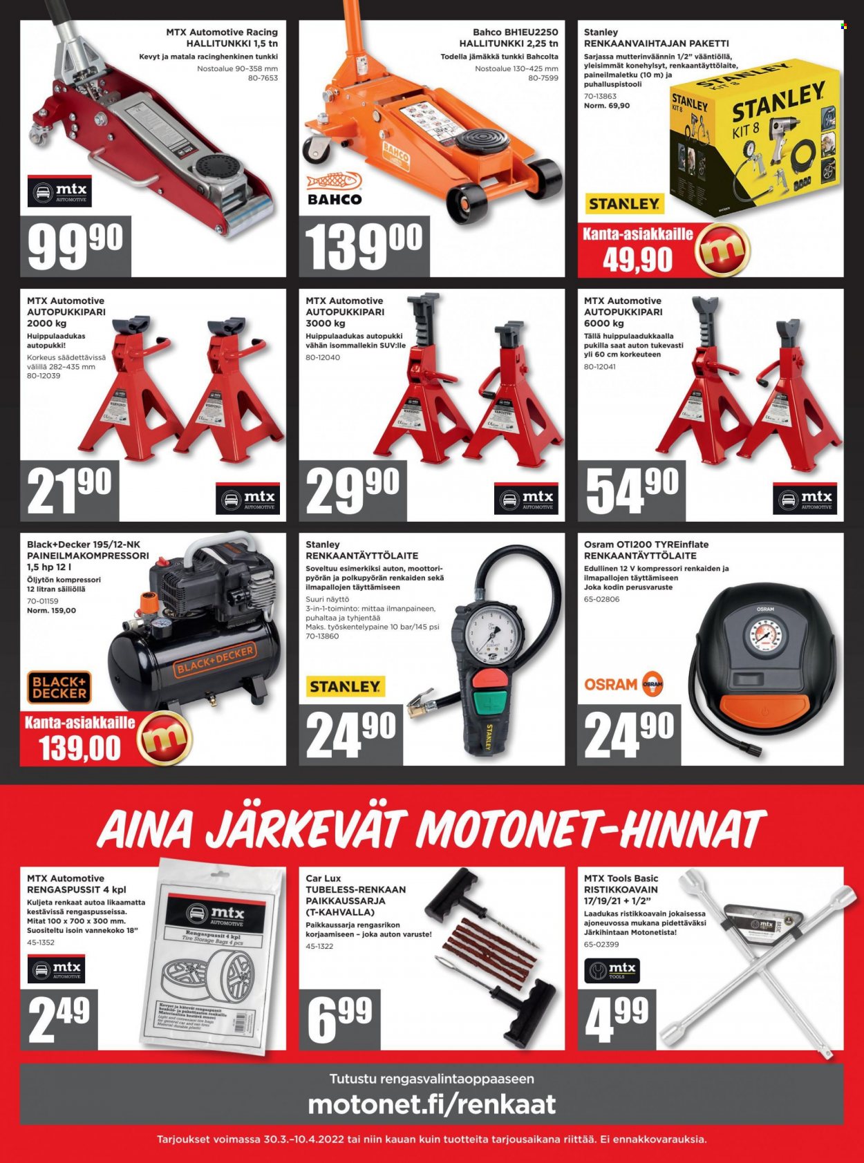 Motonet tarjoukset - 30.03.2022 - 10.04.2022. Sivu 2