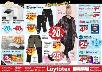 Löytötex tarjoukset  - 30.03.2022 - 05.04.2022.