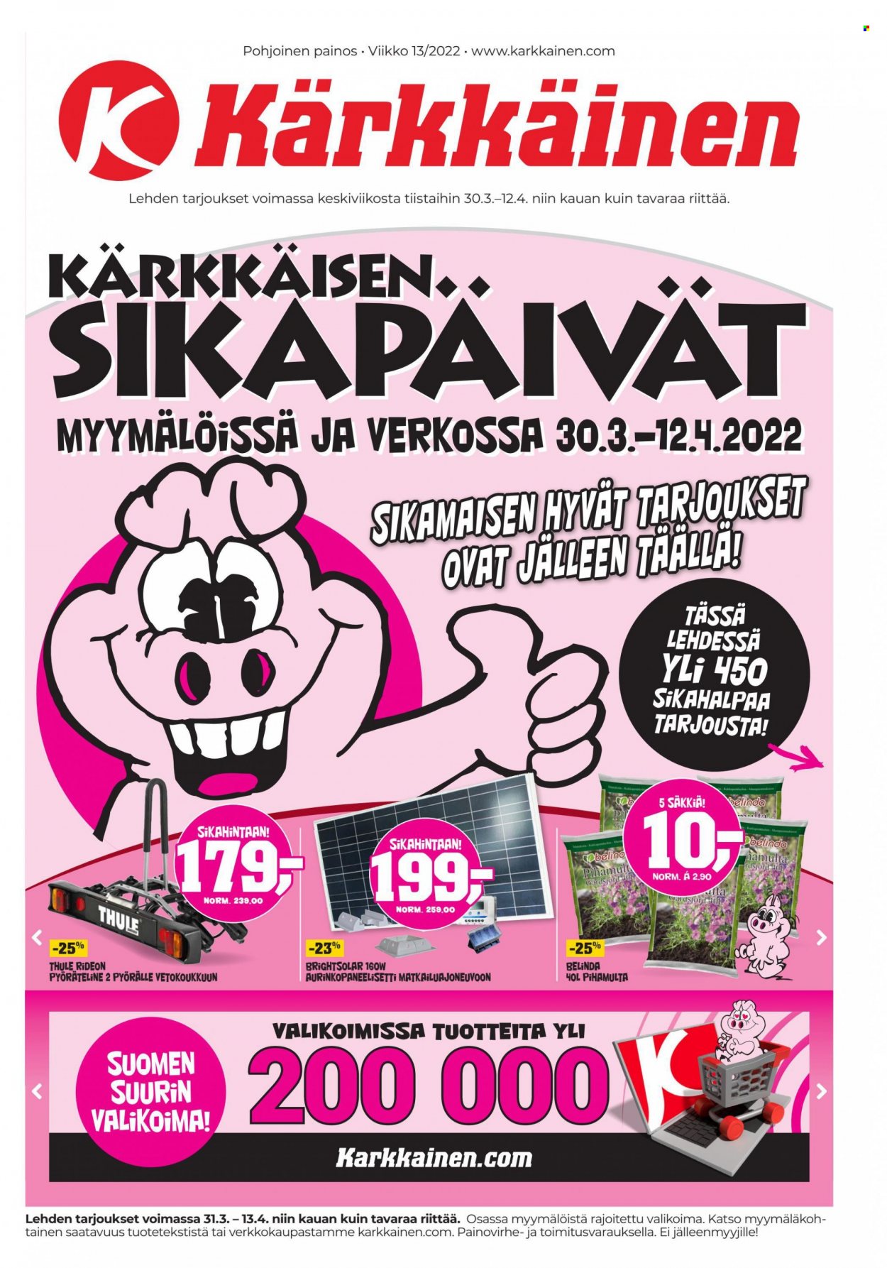 Kärkkäinen tarjoukset - 30.03.2022 - 12.04.2022. Sivu 1