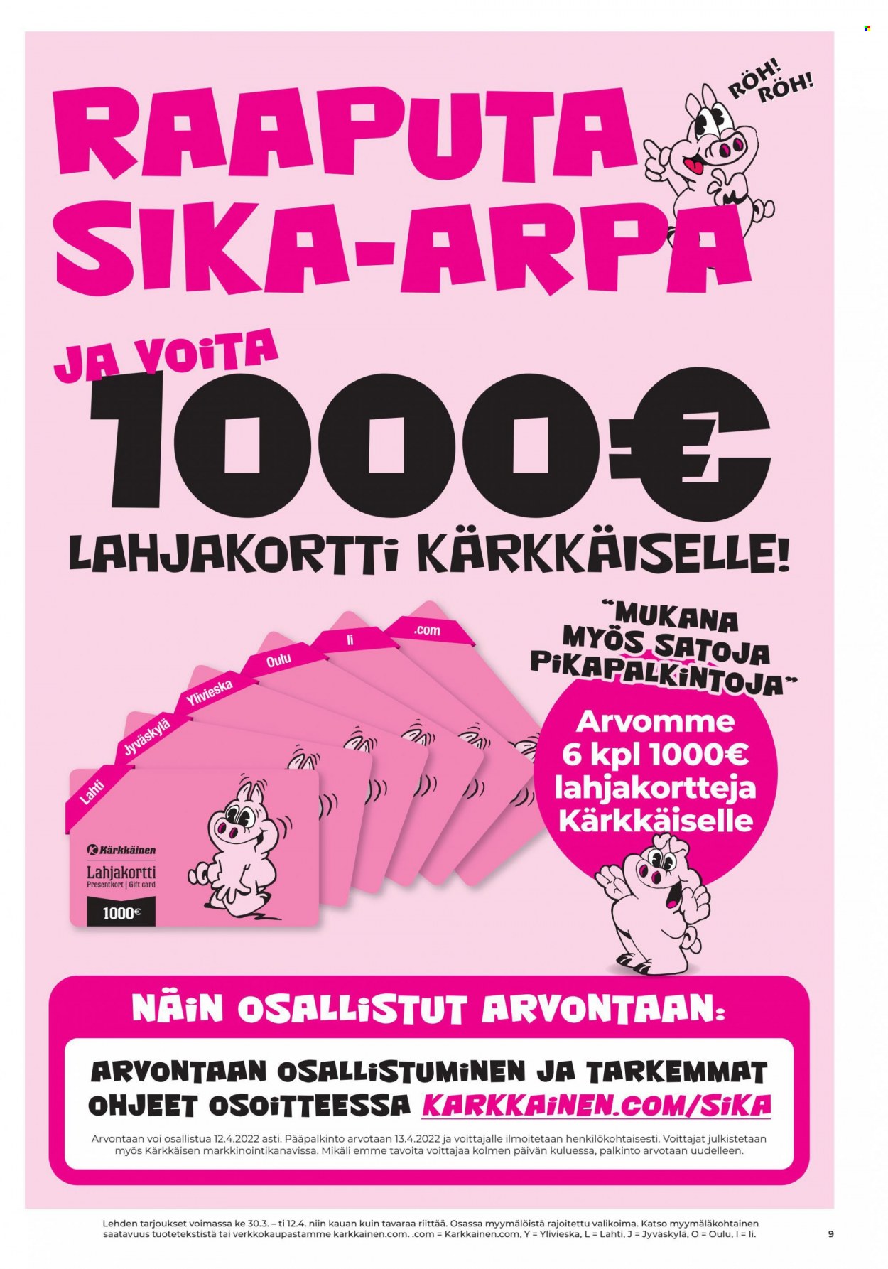 Kärkkäinen tarjoukset - 30.03.2022 - 12.04.2022. Sivu 3