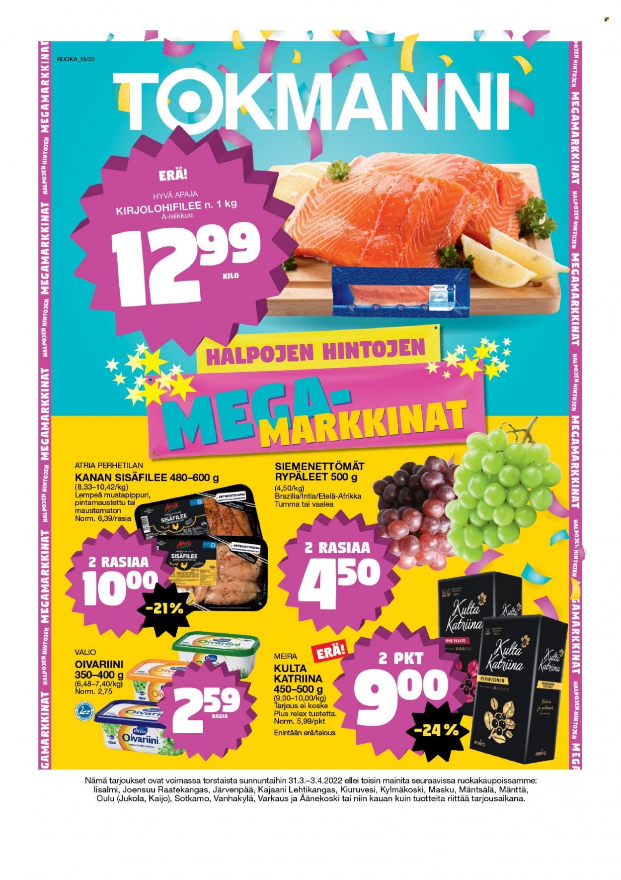 Tokmanni tarjoukset - 31.03.2022 - 03.04.2022. Sivu 1