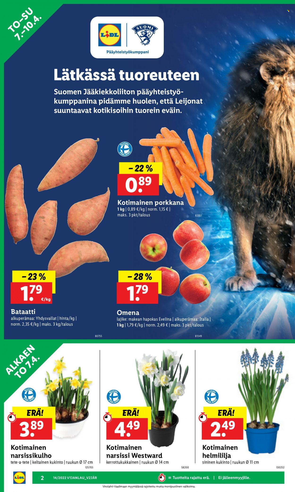 Lidl tarjoukset - 07.04.2022 - 10.04.2022. Sivu 2
