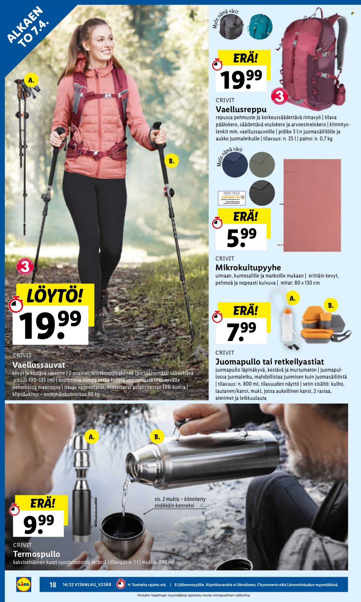 Lidl tarjoukset - 07.04.2022 - 10.04.2022. Sivu 18