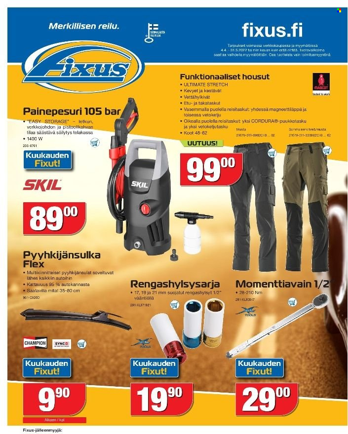 Fixus tarjoukset - 04.04.2022 - 31.05.2022. Sivu 1