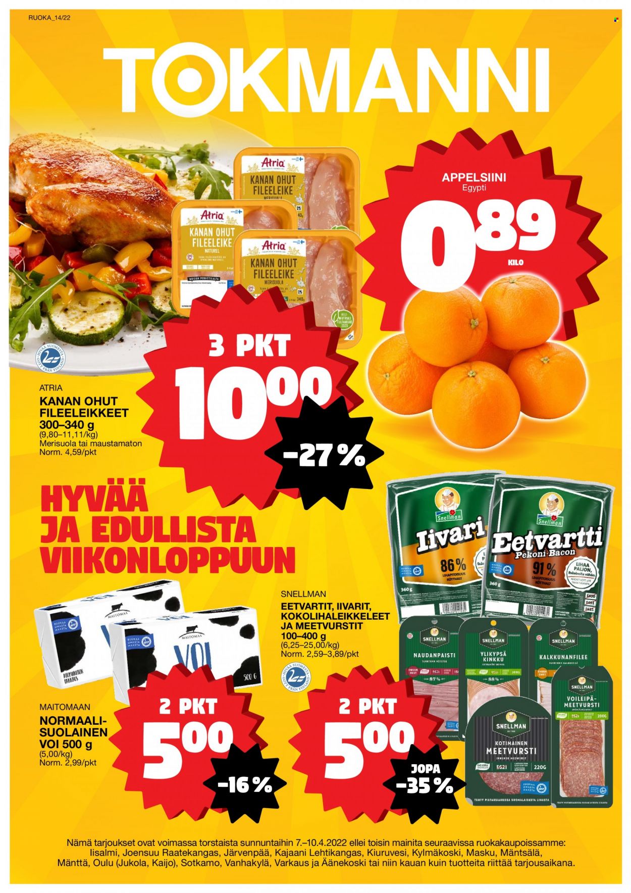 Tokmanni tarjoukset - 07.04.2022 - 10.04.2022. Sivu 1