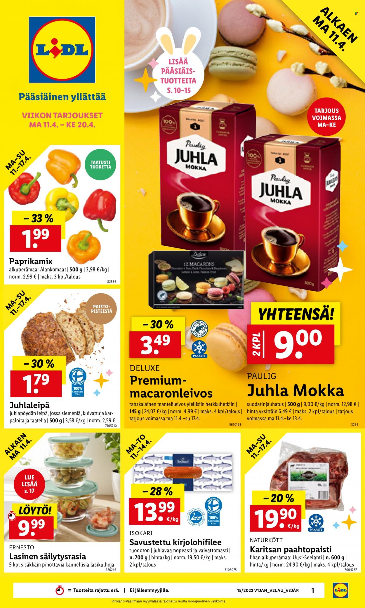 Lidl tarjoukset - 11.04.2022 - 20.04.2022. Sivu 1