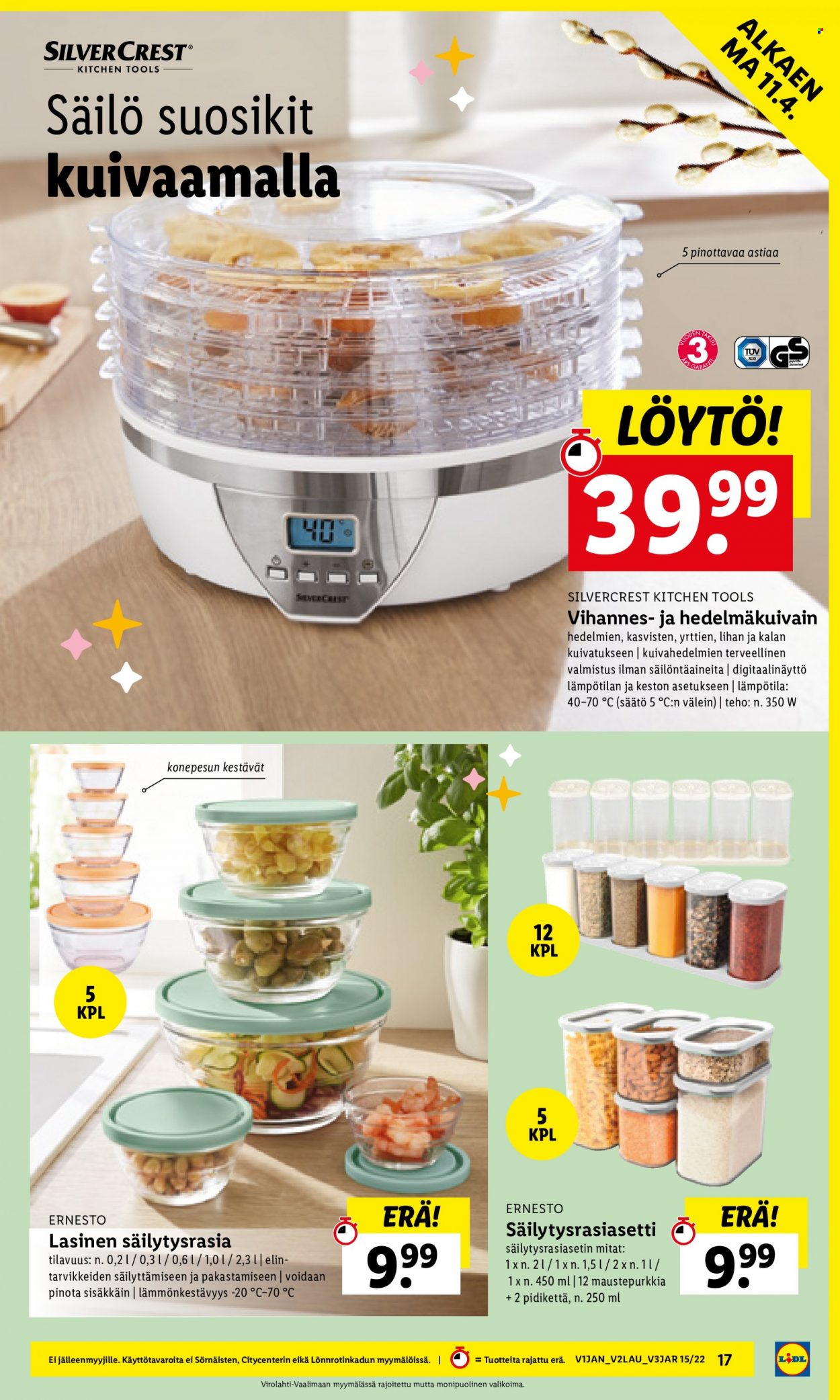 Lidl tarjoukset - 11.04.2022 - 20.04.2022. Sivu 17