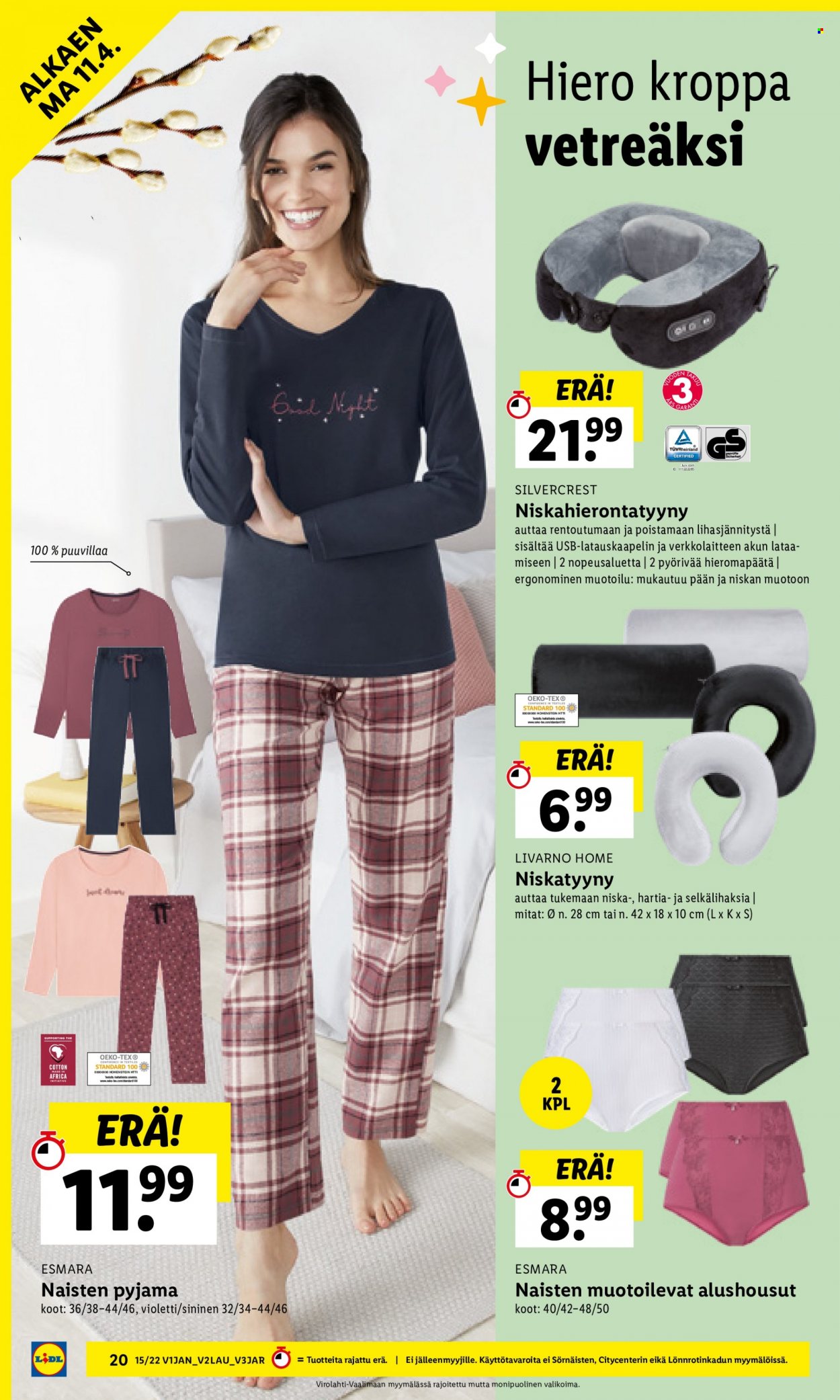Lidl tarjoukset - 11.04.2022 - 20.04.2022. Sivu 20